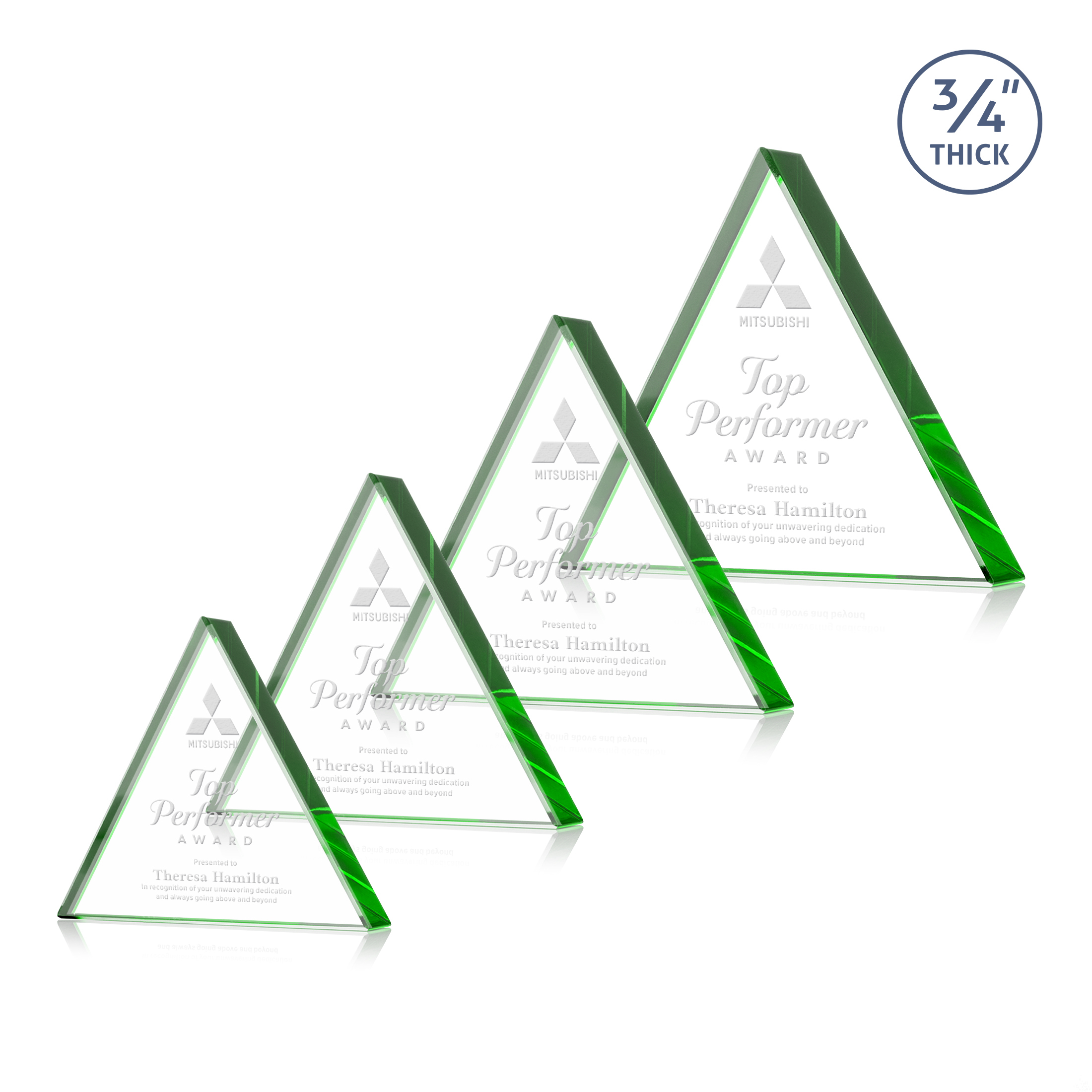 Adler Triangle Award - Emerald