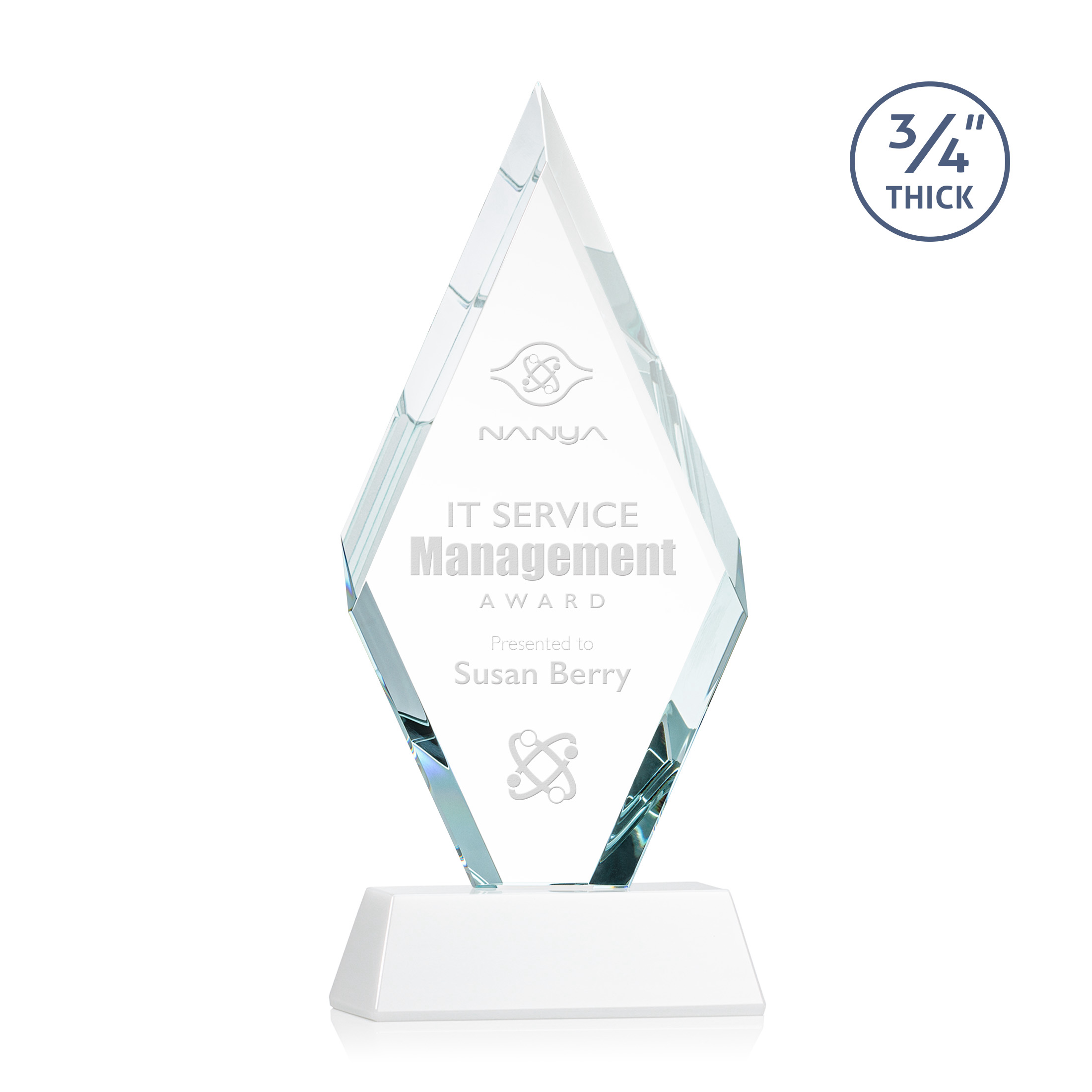 Richmond Award on Newhaven Base - White