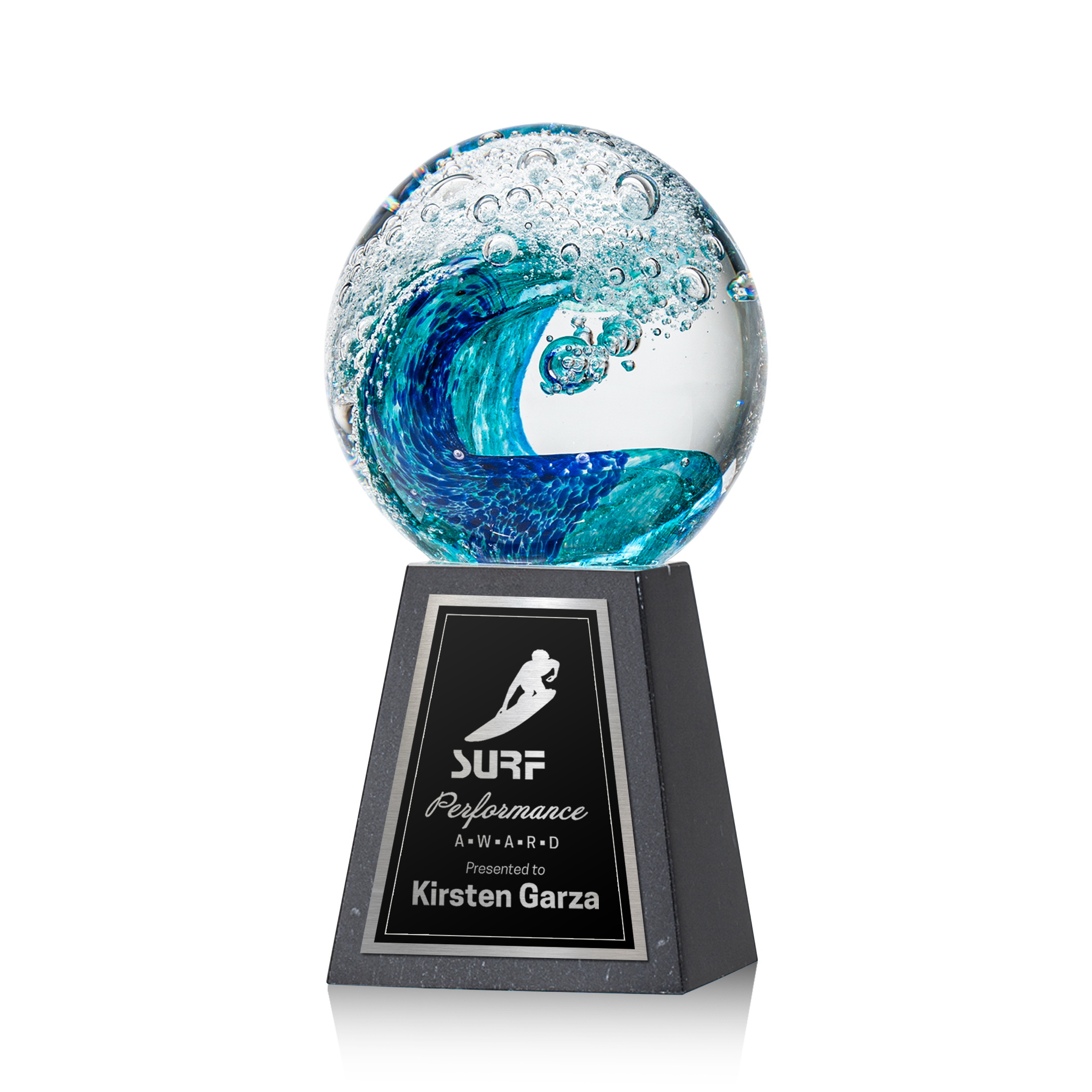 Surfside Award on Tall Marble
