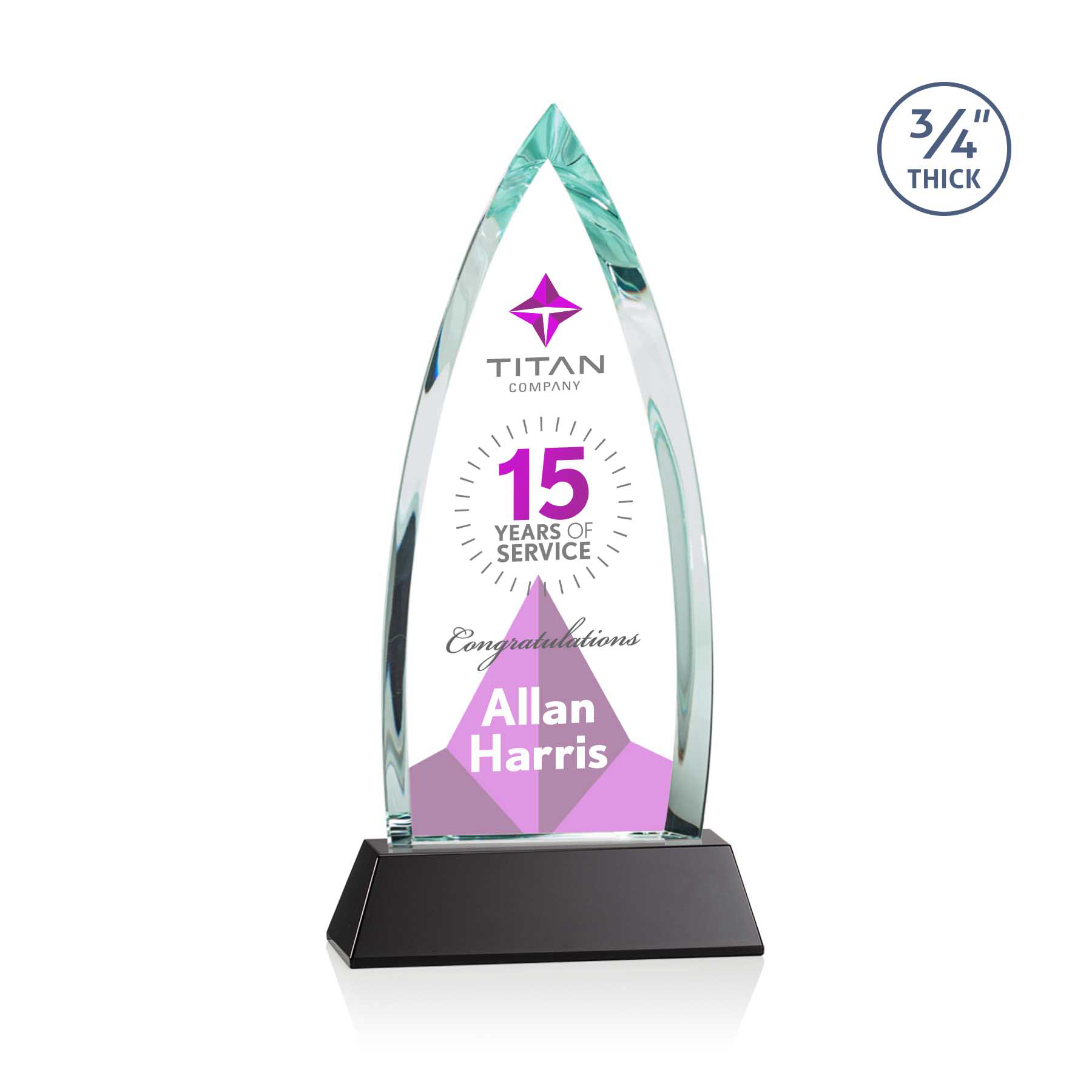 Shildon VividPrint™ Award on Newhaven - Black