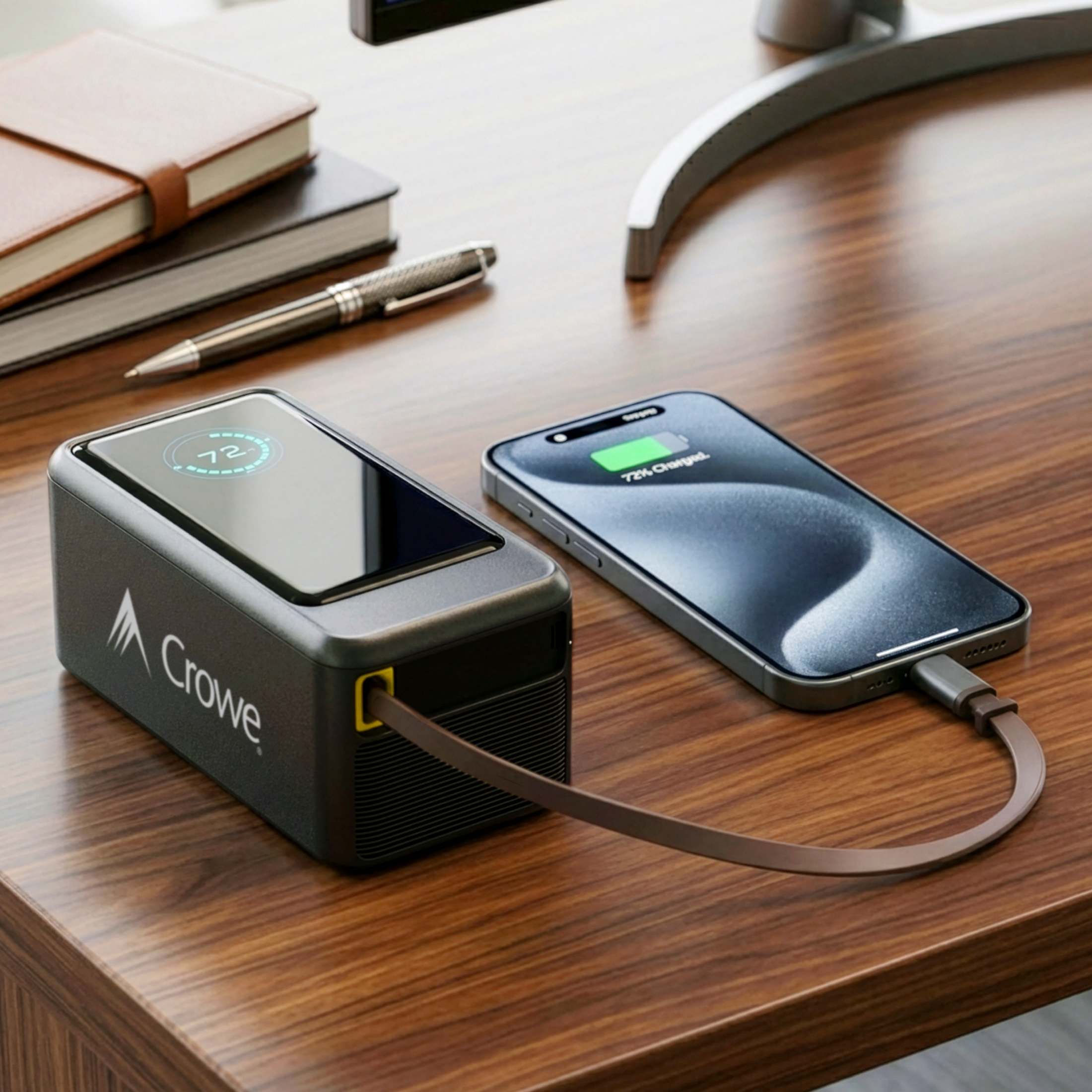 ReelCharge ReelPro 67W 15,000 mAh Power Bank w/Cable