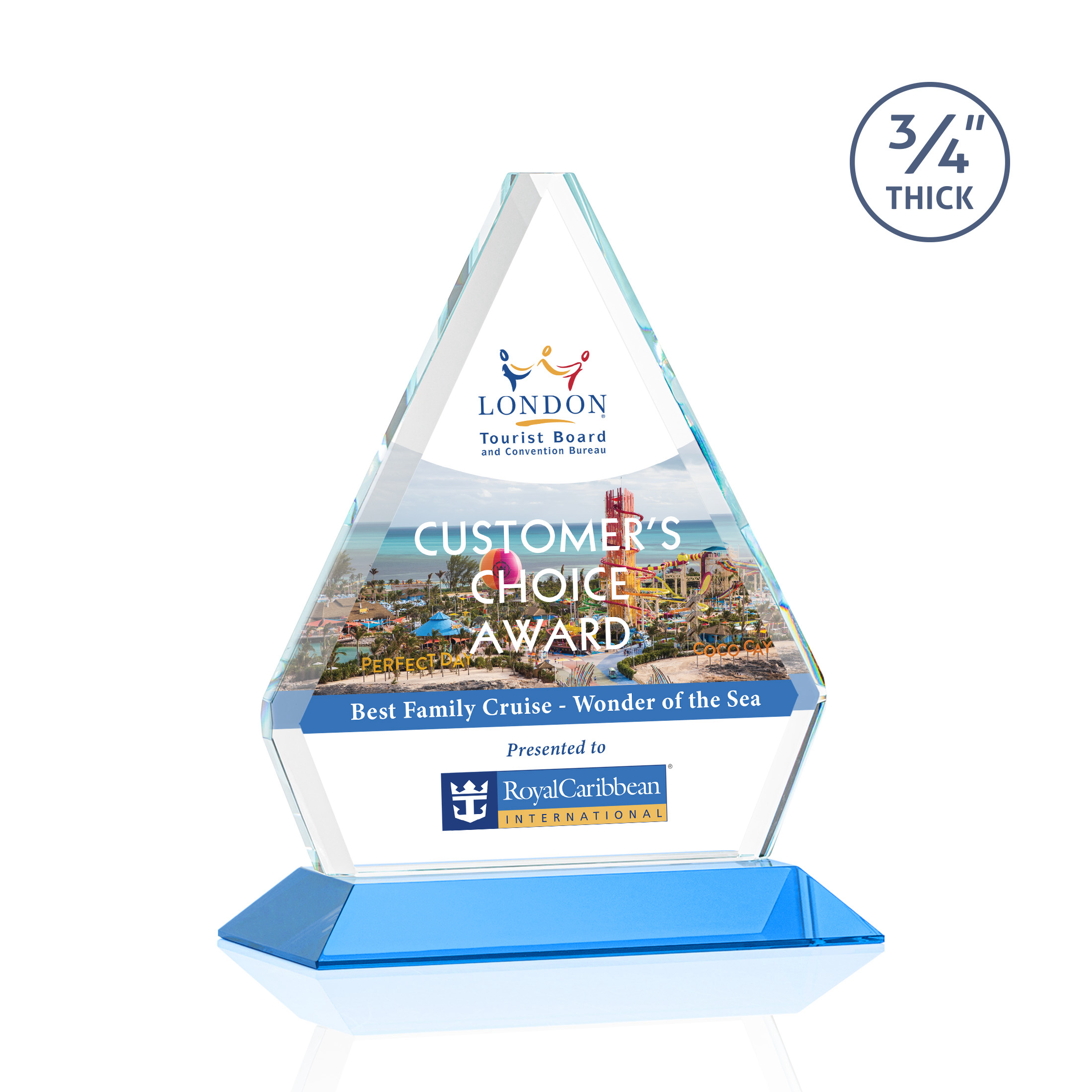 Fyreside VividPrint™ Award - Sky Blue
