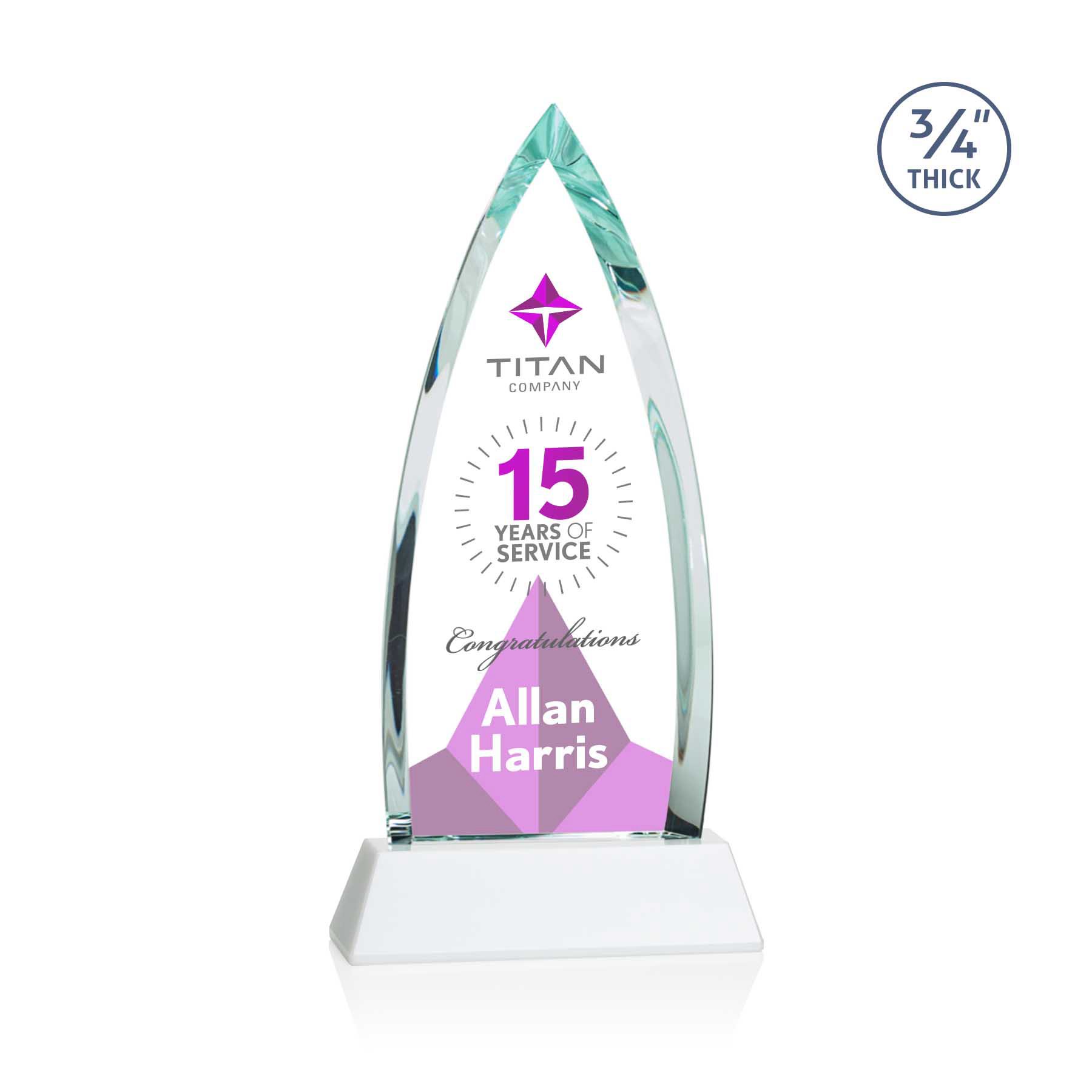 Shildon VividPrint™ Award on Newhaven - White