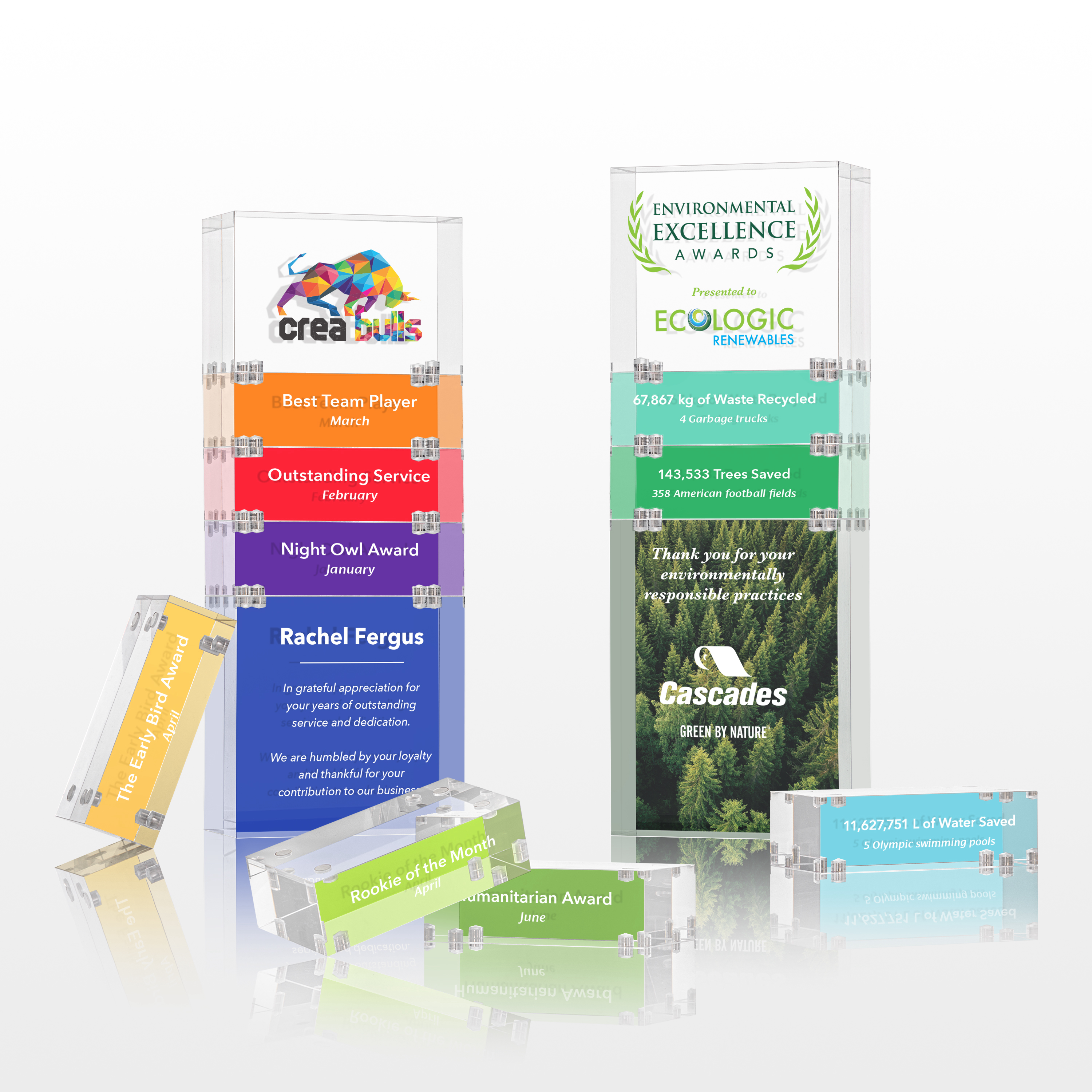 Derringer VividPrint™ Double-Sided Award 22