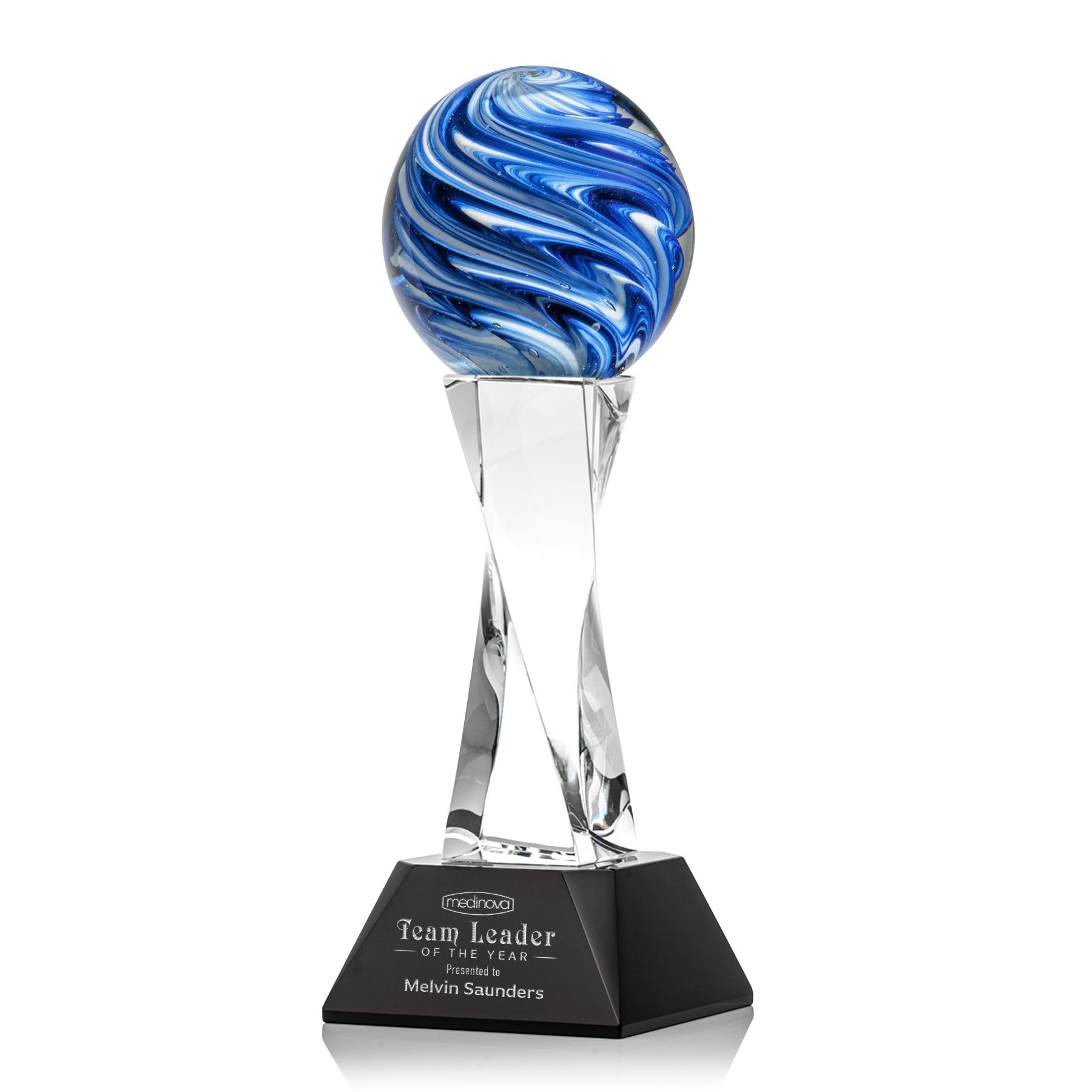 Naples Award on Langport Base - Black