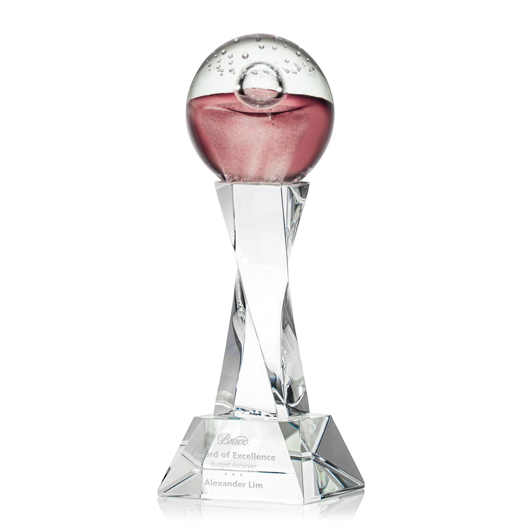 Jupiter Award on Langport Base - Clear