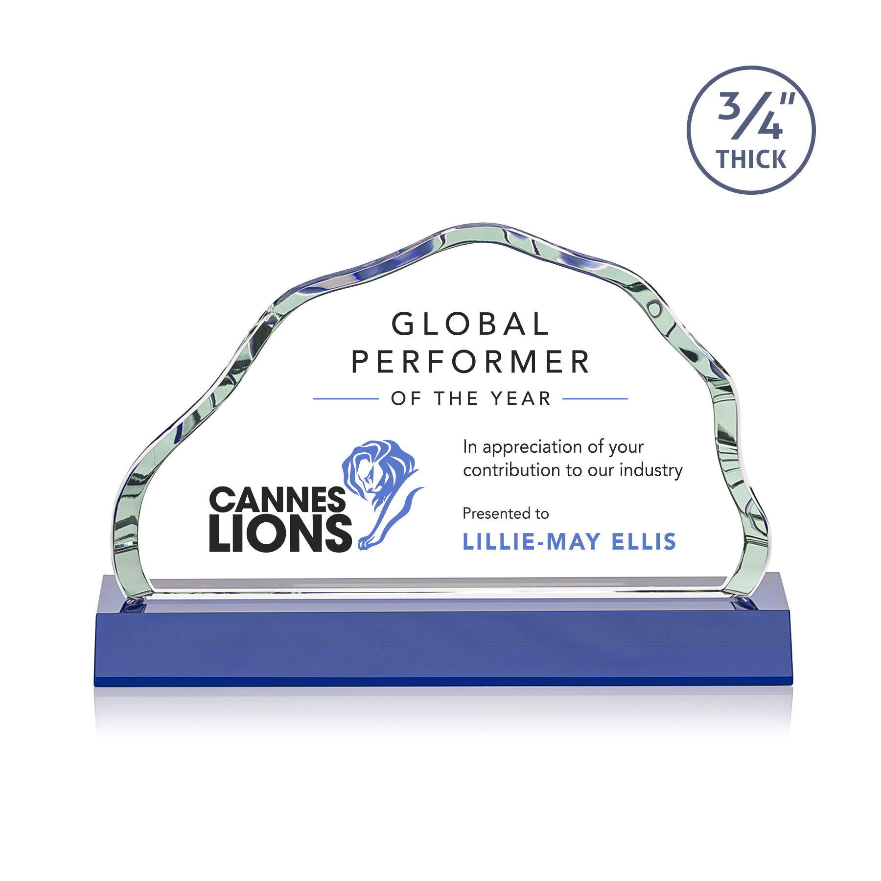 Highbridge VividPrint™ Award - Blue