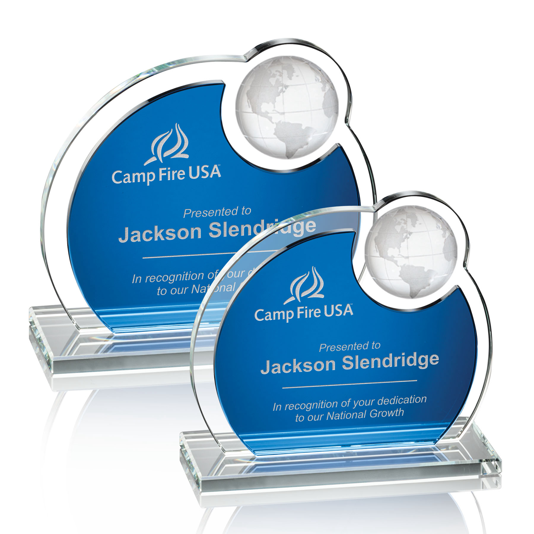 Riccarda Globe Award - Blue