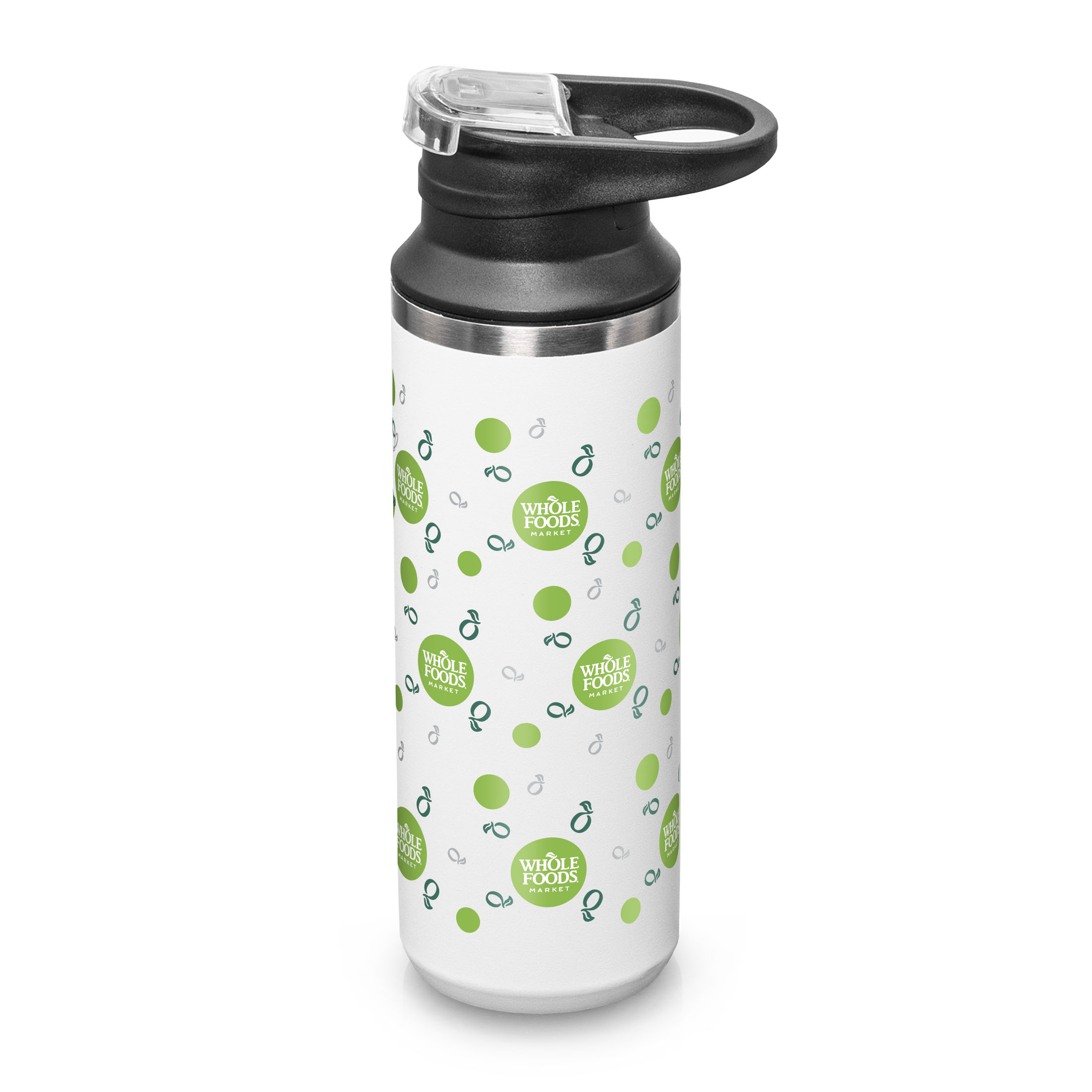 Della SS Water Bottle w/Handle & Flip Top - 17oz view 3