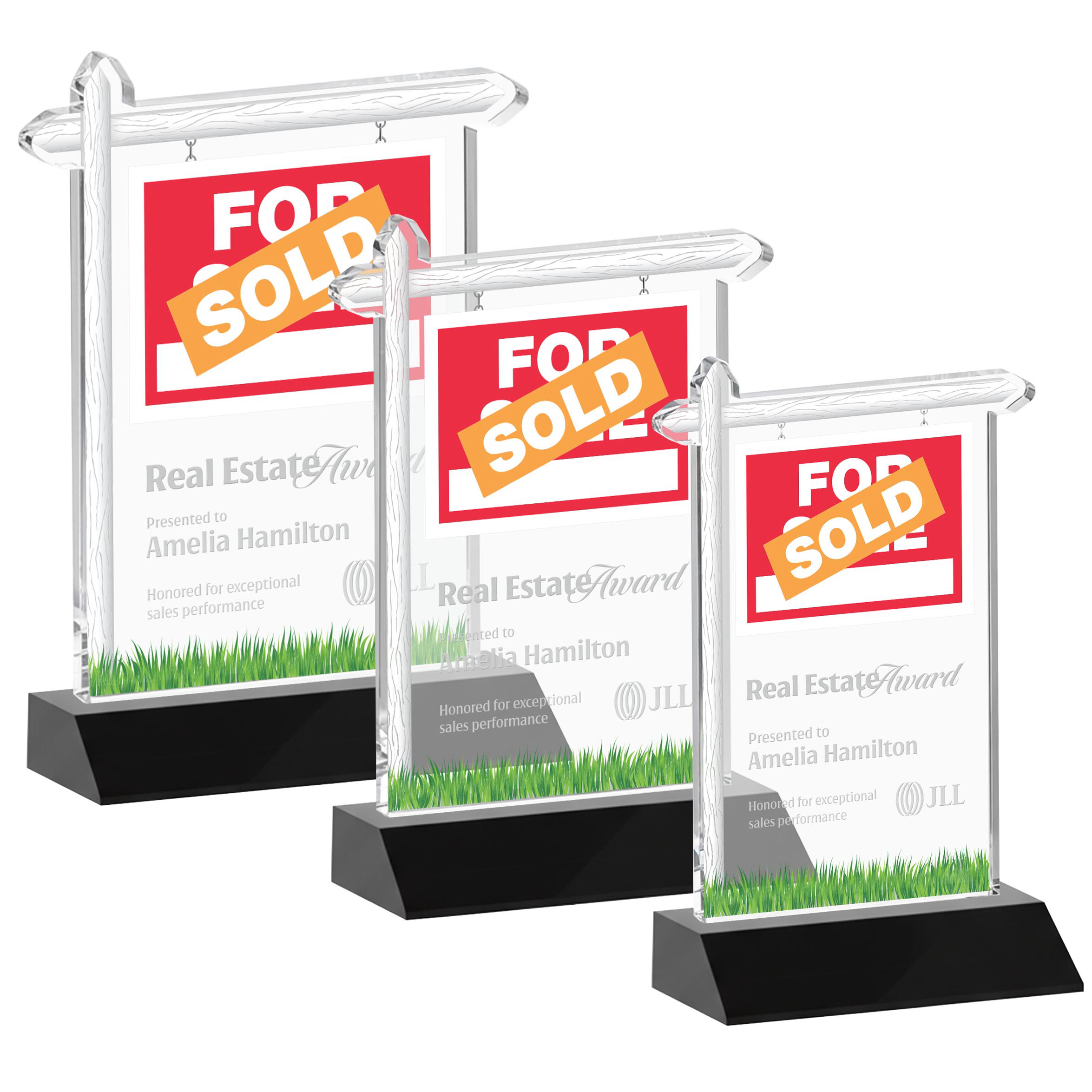 Real Estate Award - Black