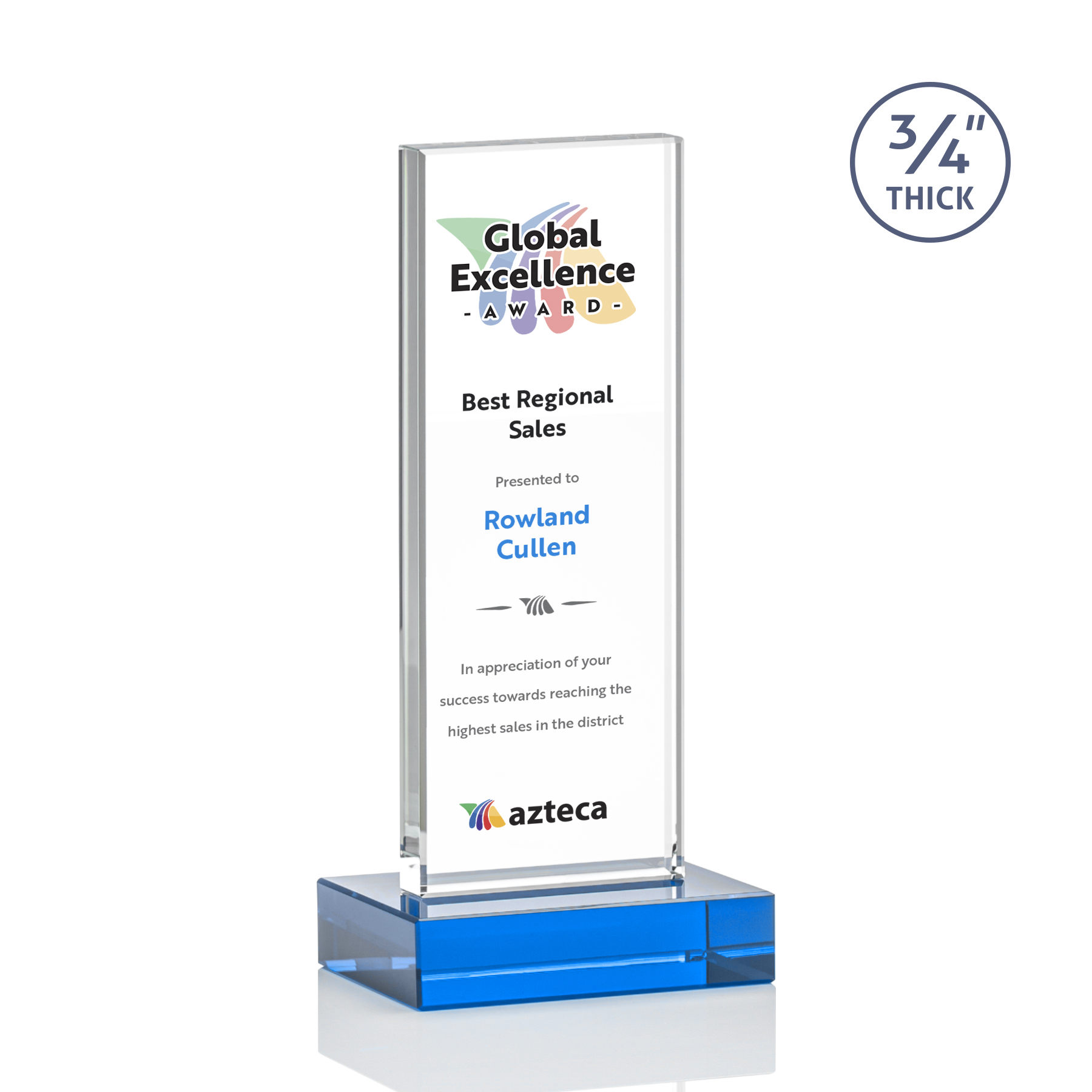 Holmes VividPrint™ Award - Sky Blue