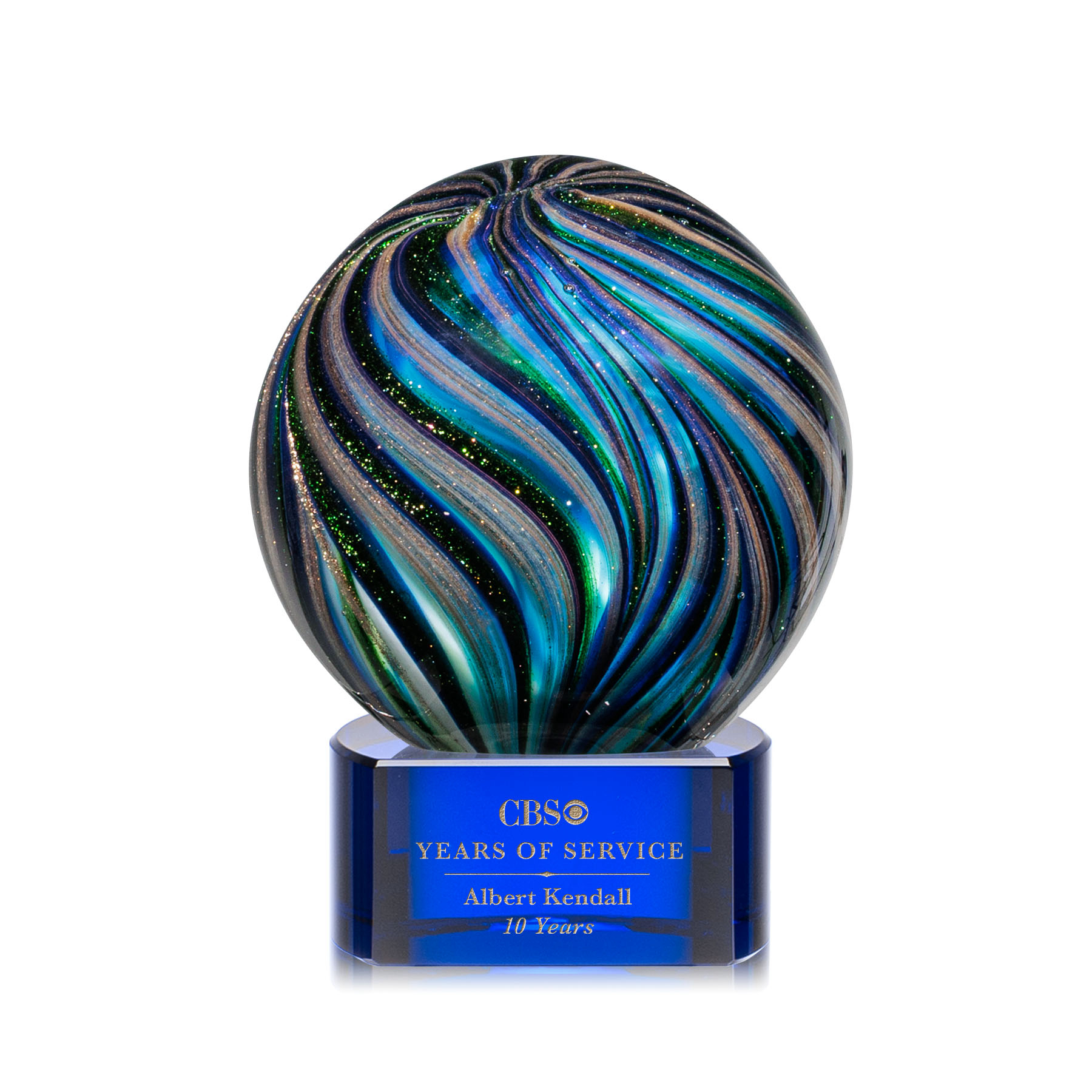 Malton Award on Paragon Base - Blue