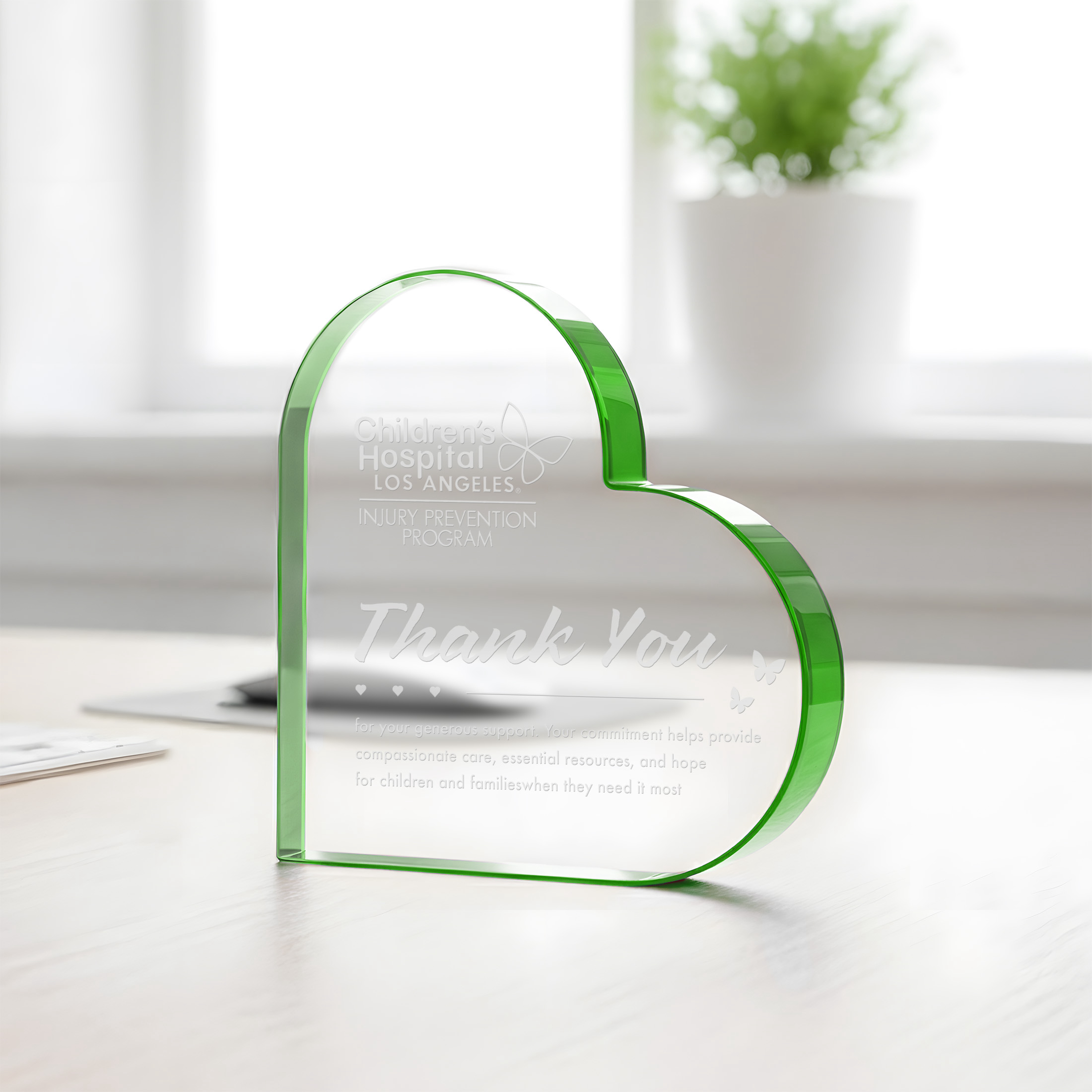 Davina Heart Award - Emerald