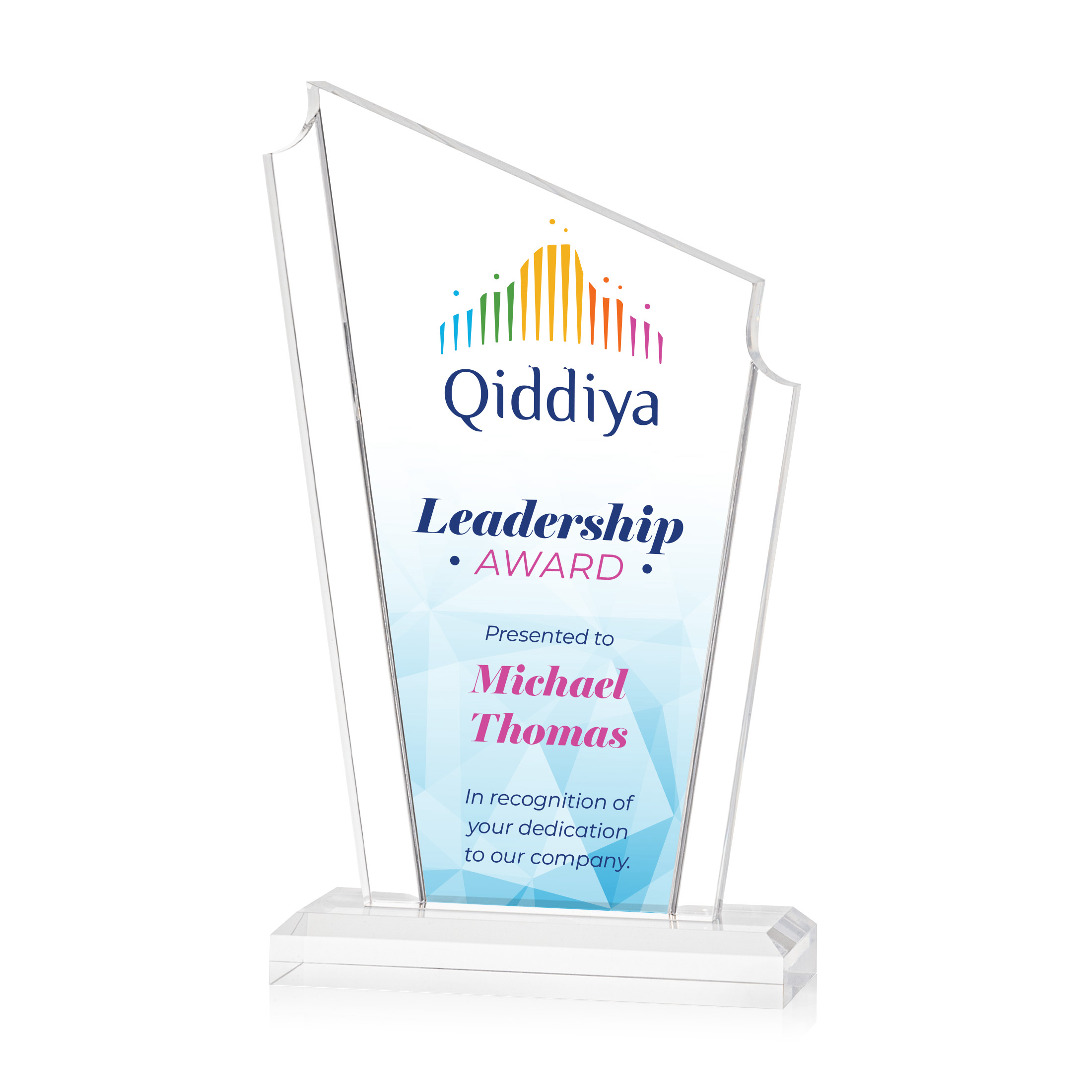 Dunstable VividPrint™ Award - Clear