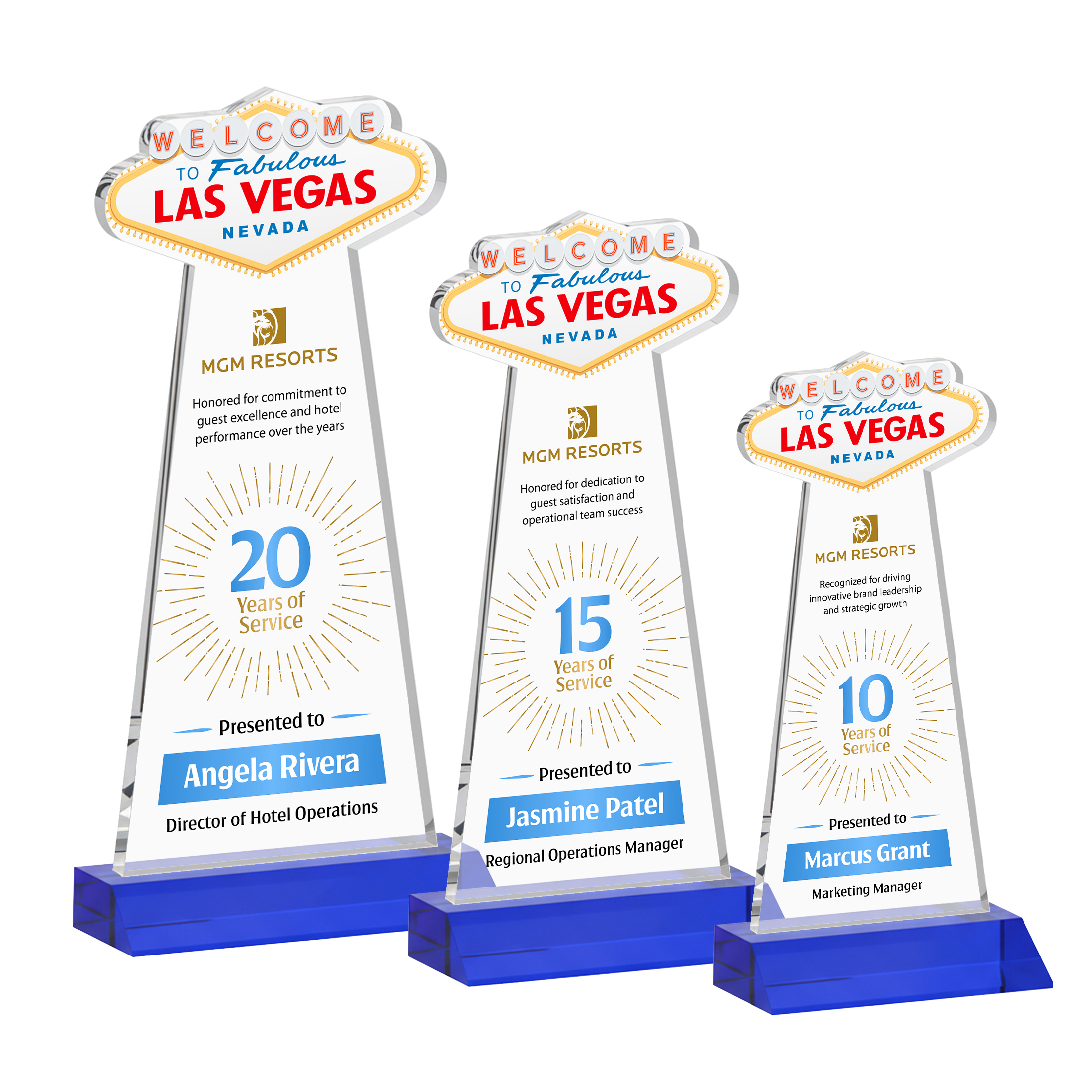 Las Vegas VividPrint™ Award - Blue