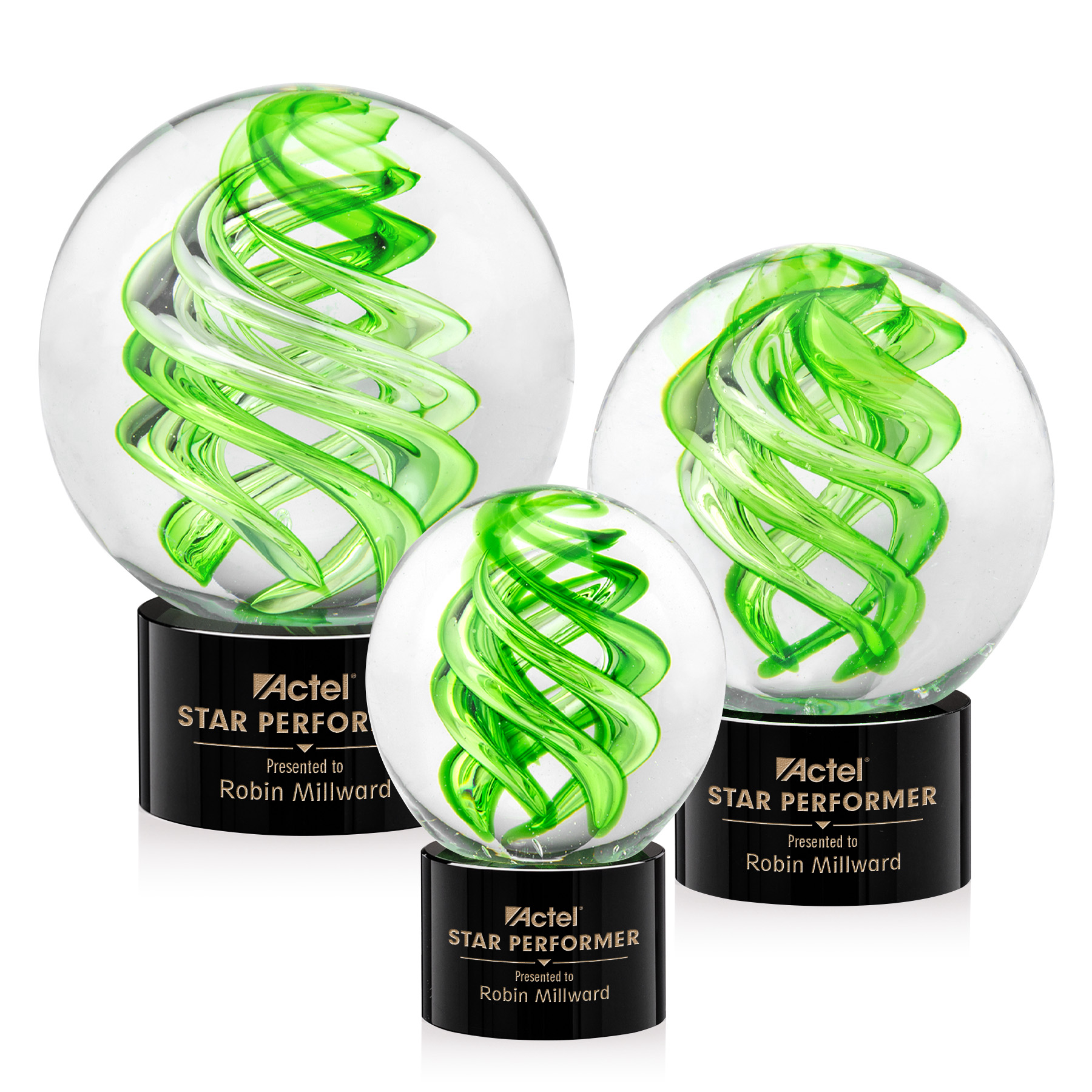 Vortex Award on Marvel Base - Black