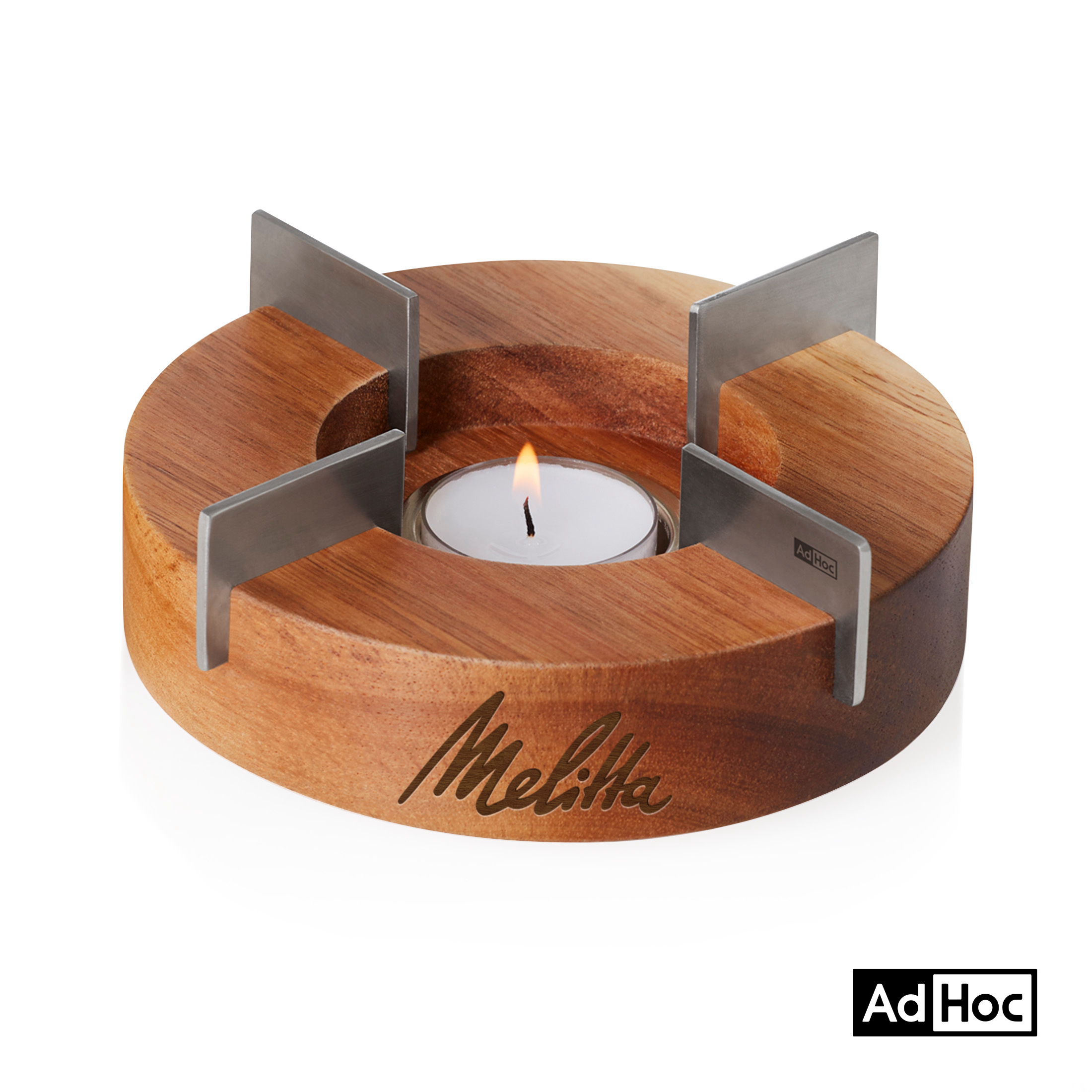 Acacia Wood & Stainless Steel