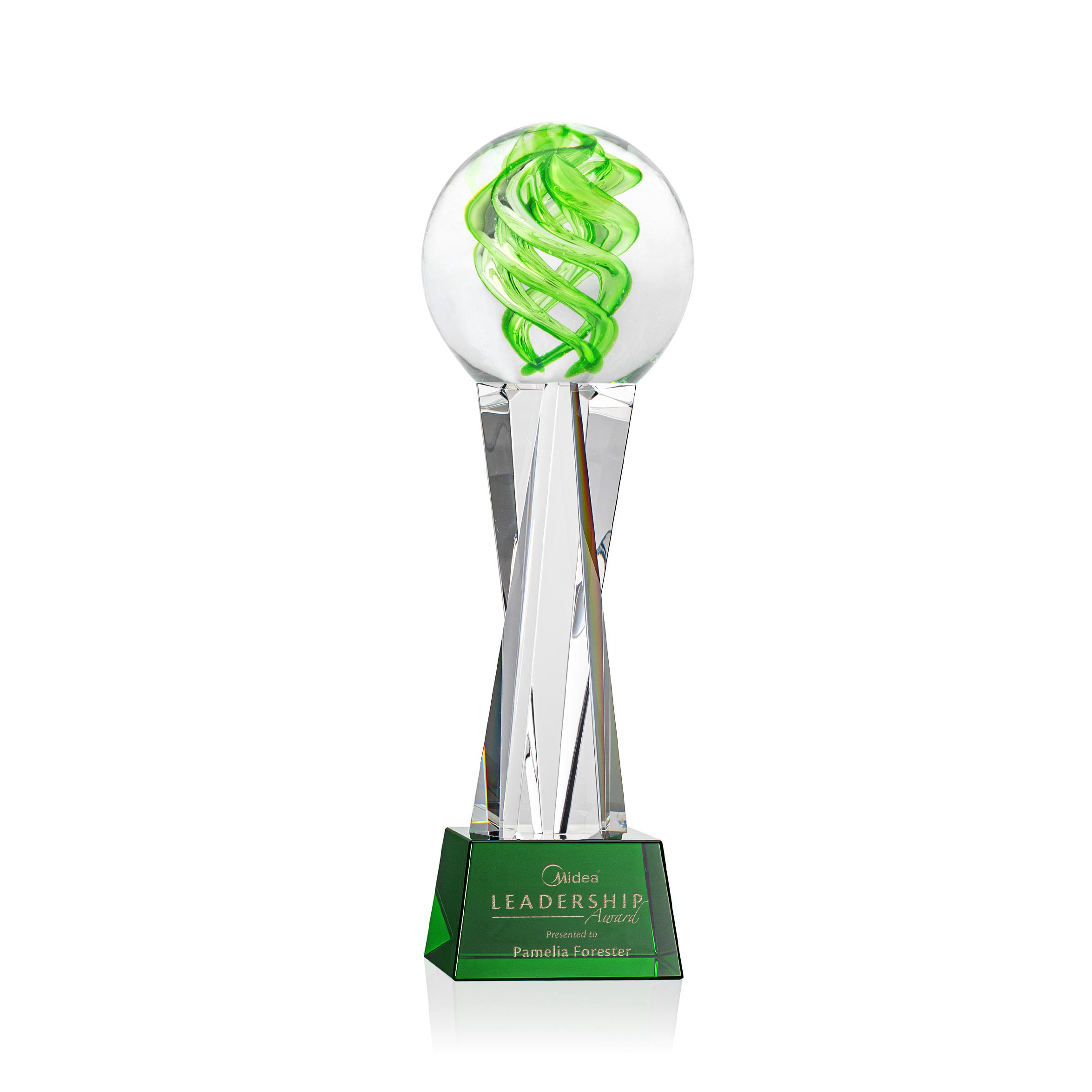 Vortex Award on Grafton Base - Green