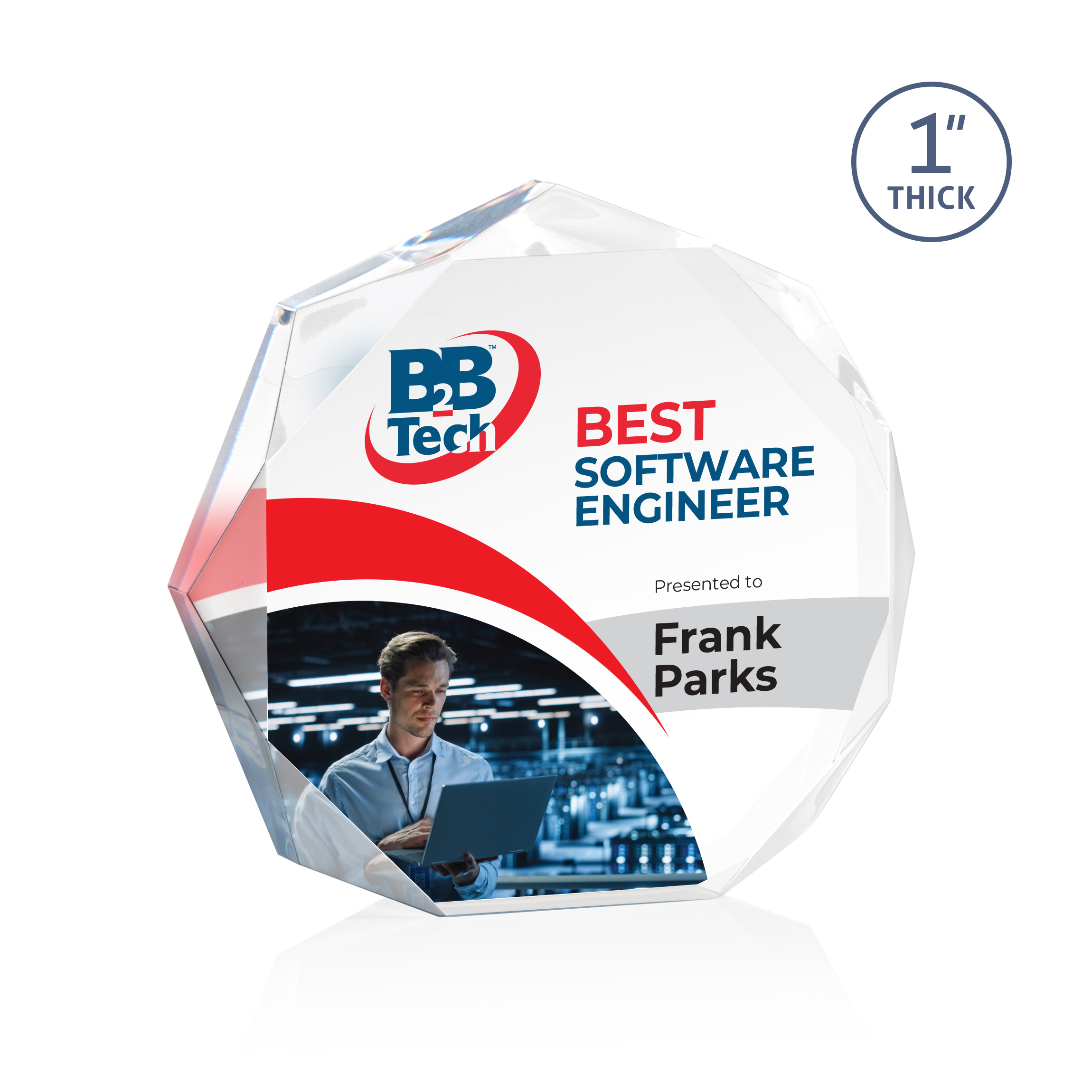 Piedmont VividPrint™ Award - Clear