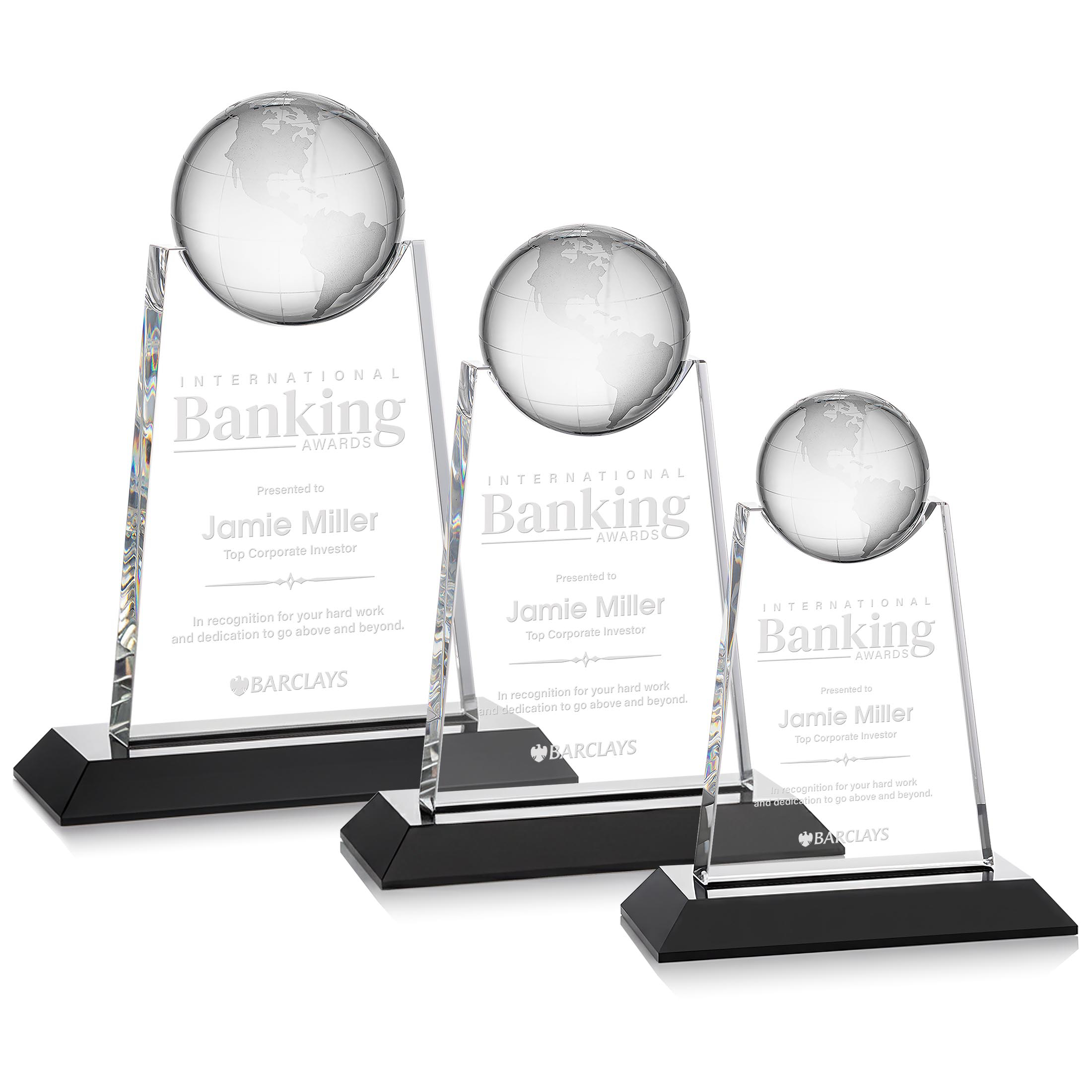 Netherford Globe Award - Black