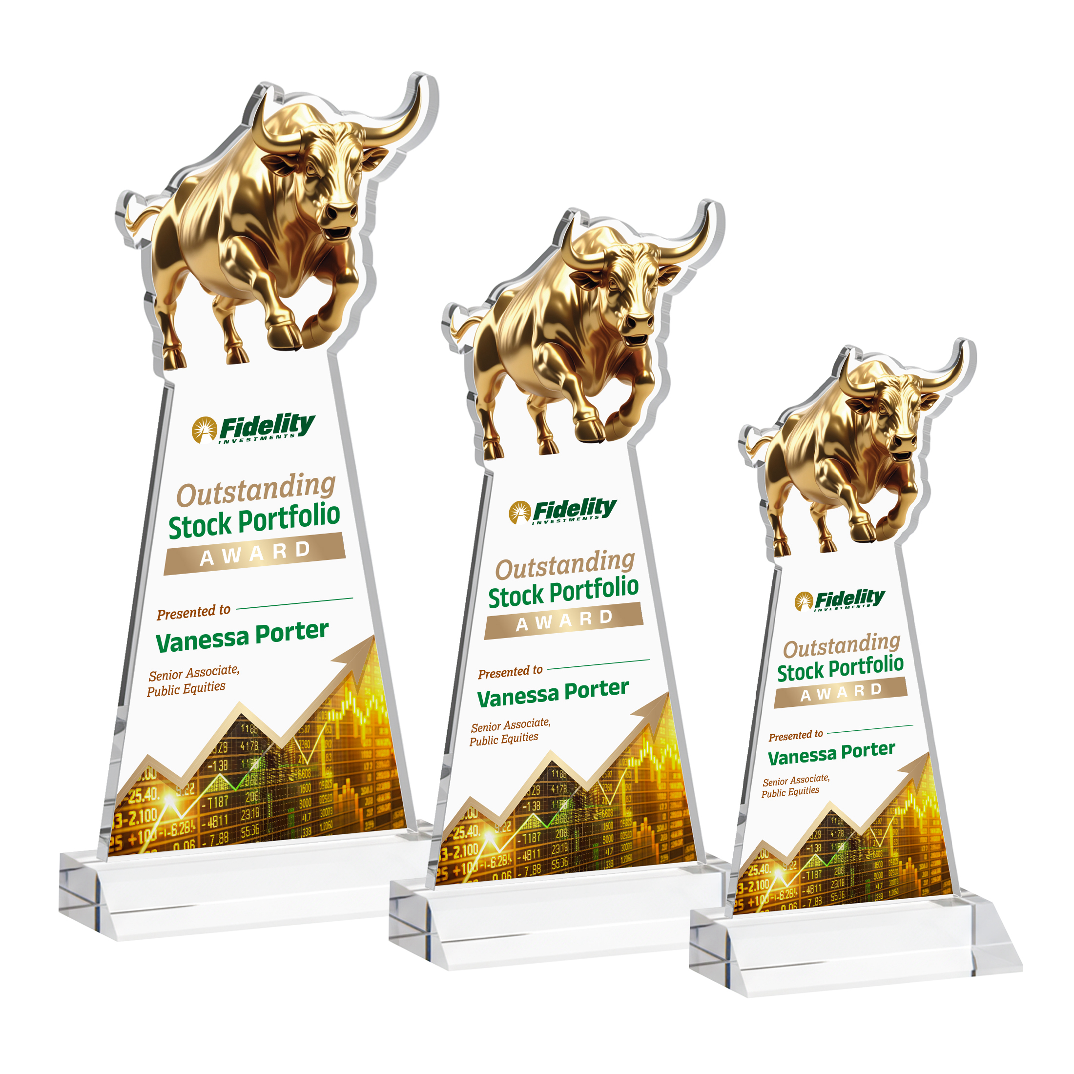 Raging Bull VividPrint™ Award - Clear