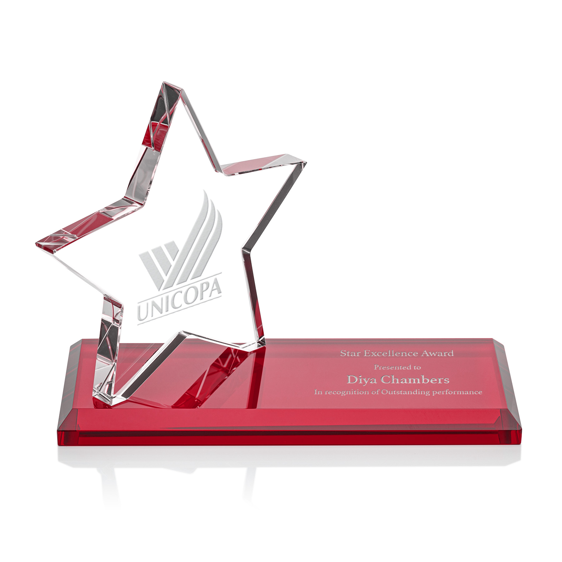Northam Star Award - Deep Etch