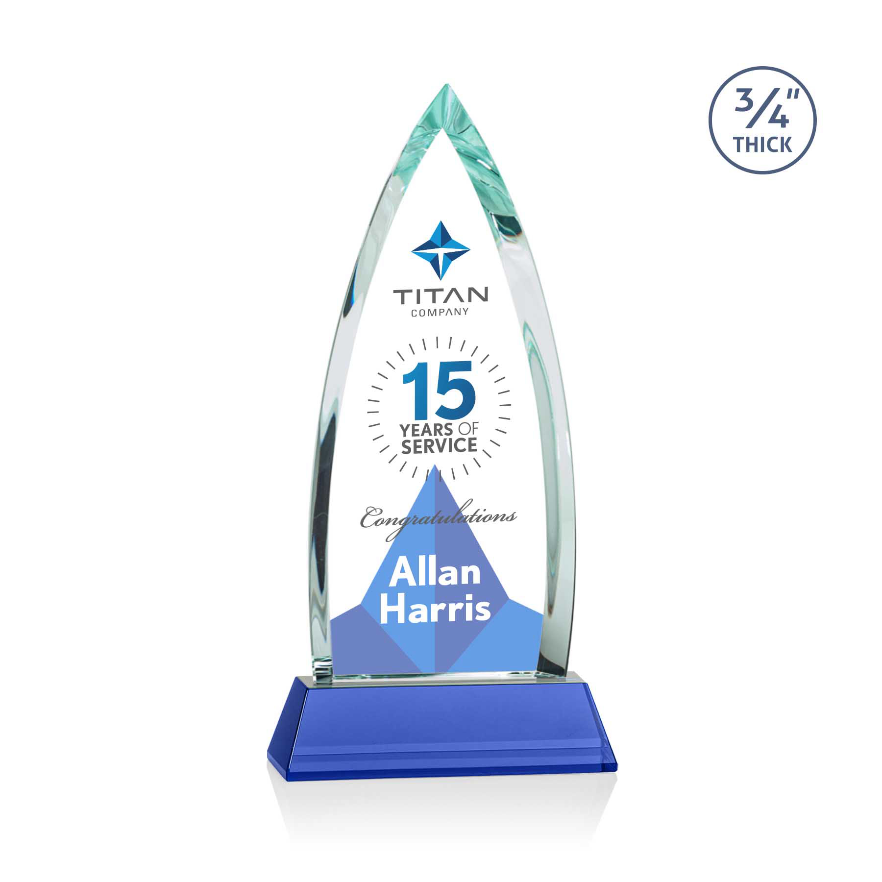 Shildon VividPrint™ Award on Newhaven - Blue