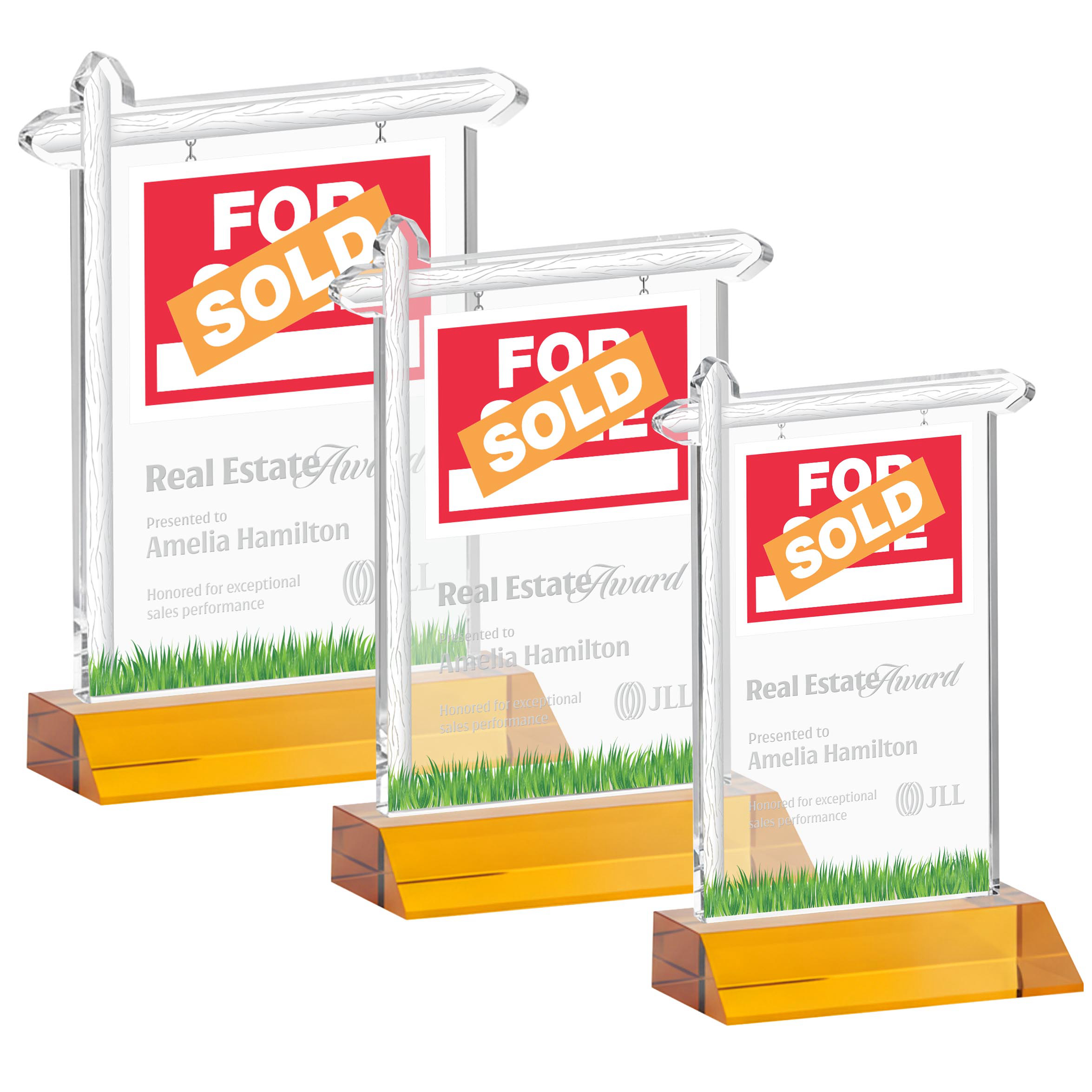 Real Estate Award - Amber