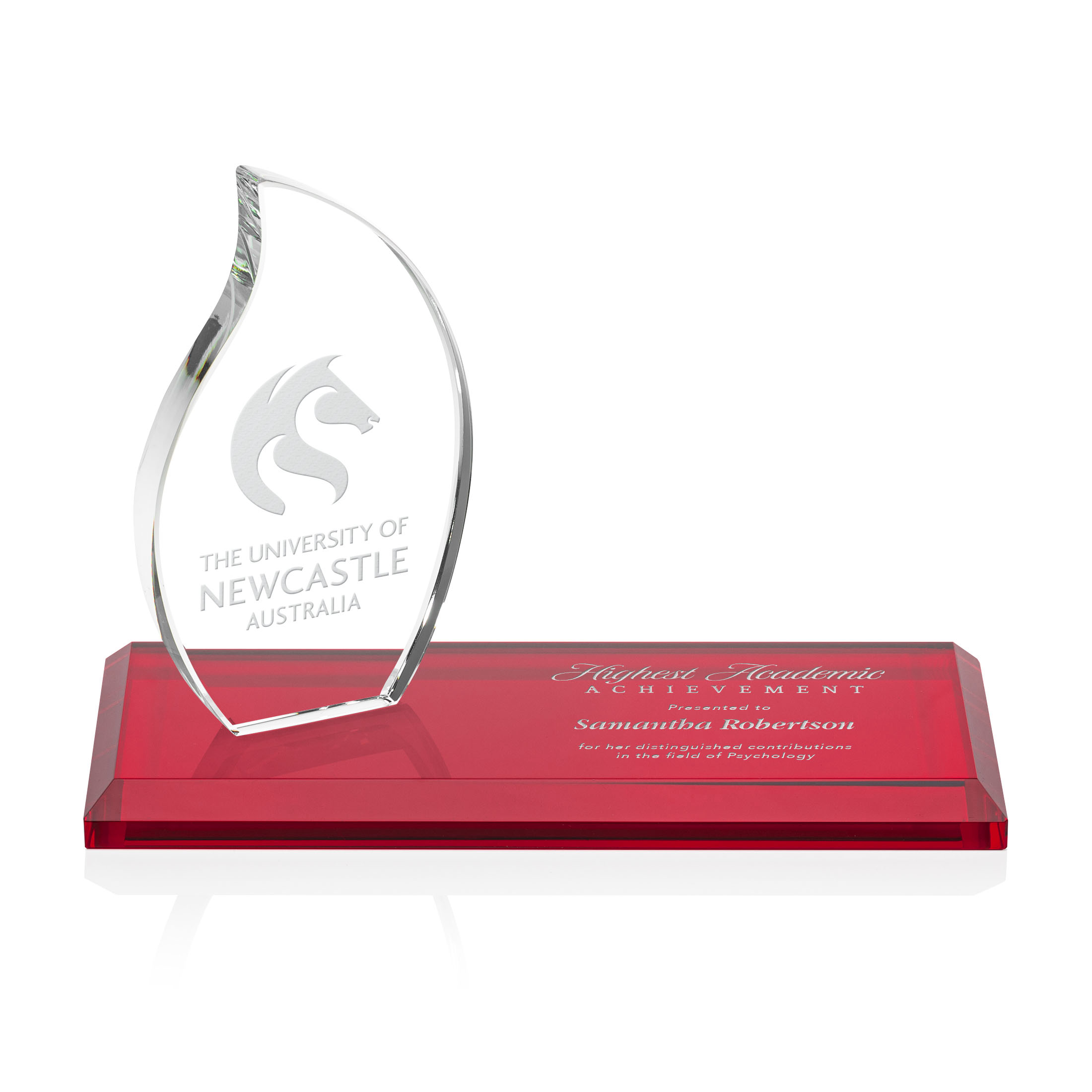 Northam Flame Award - Deep Etch