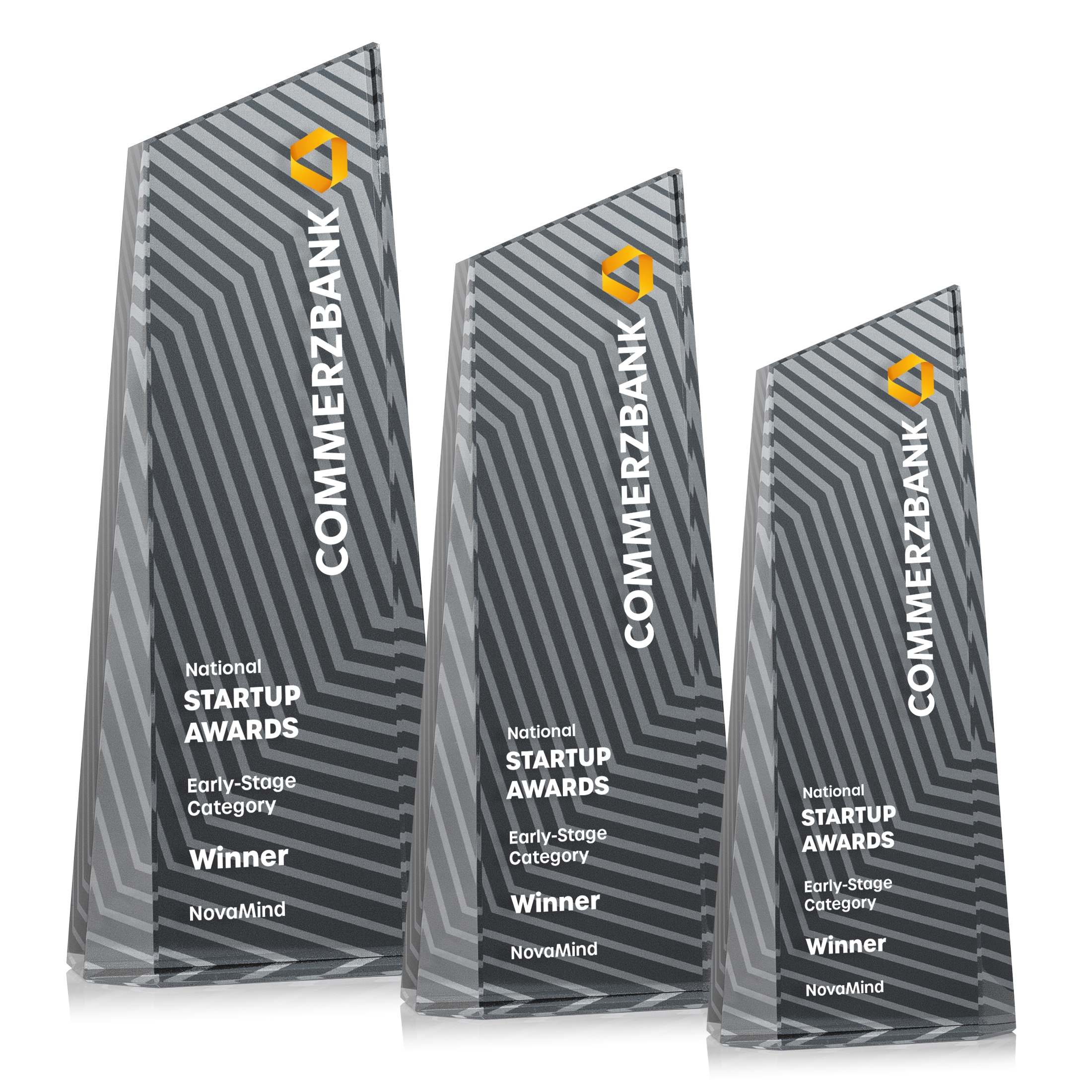 Hallandale VividPrint™ Award - Black
