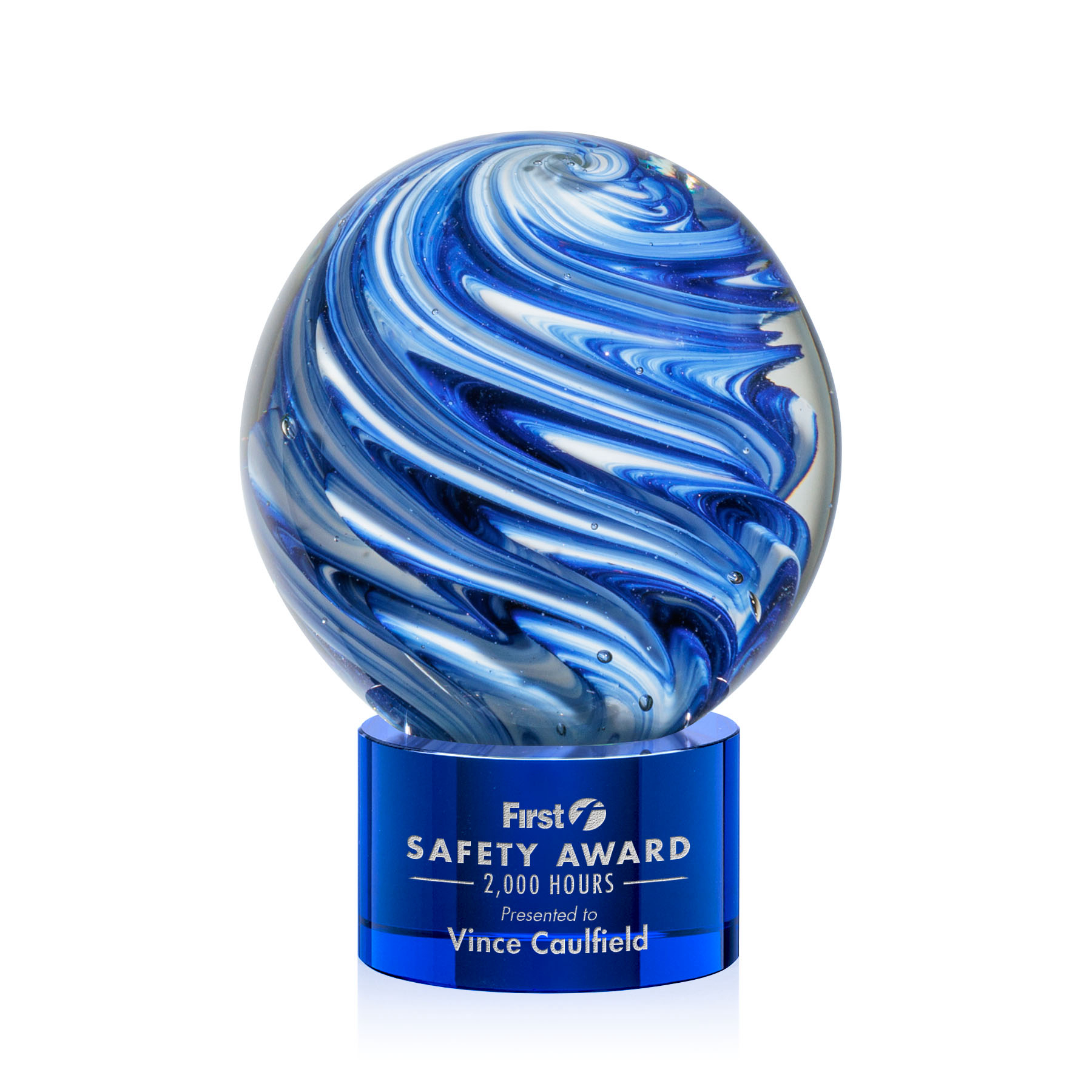 Naples Award on Marvel Base - Blue