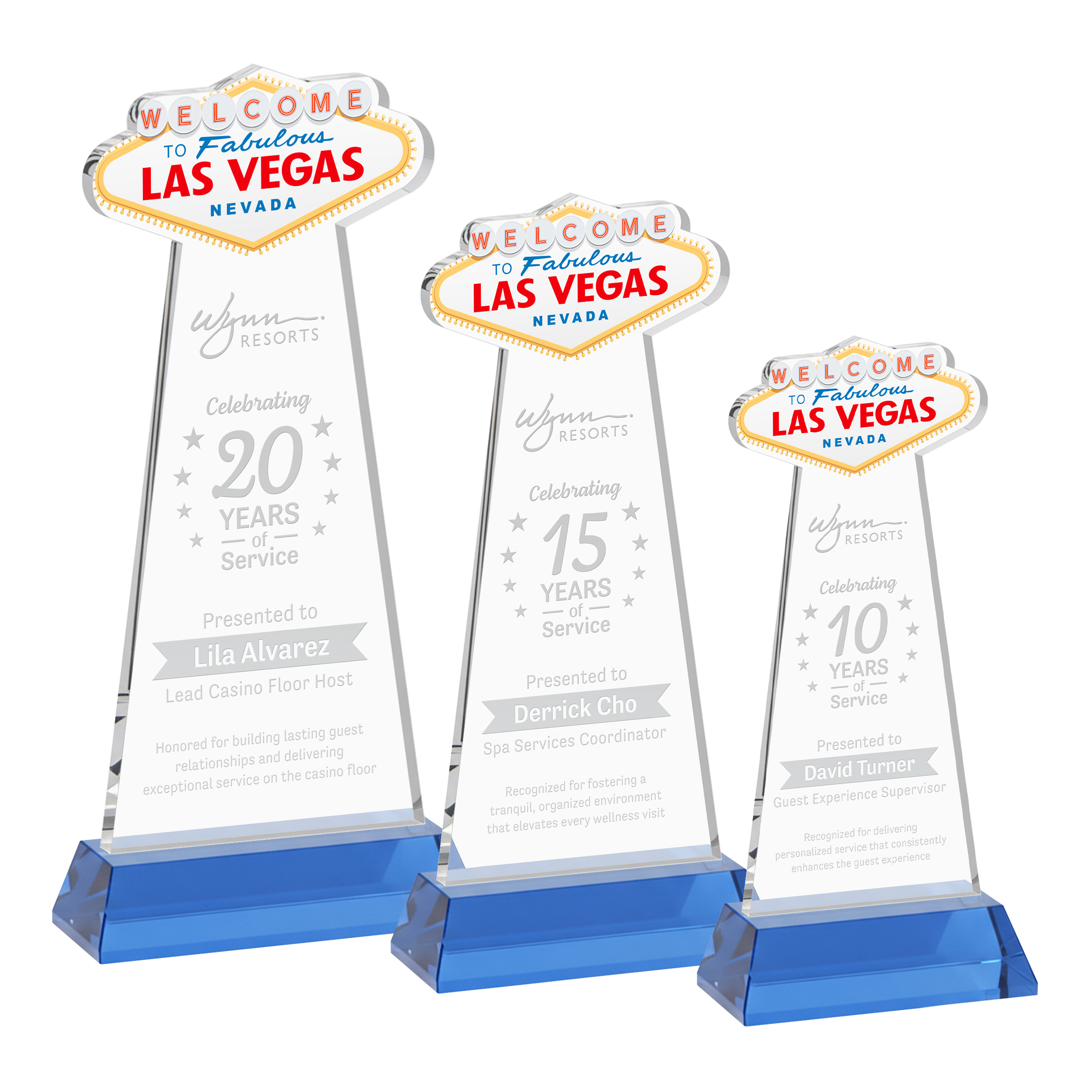 Las Vegas Award on Hartford Base - Sky Blue