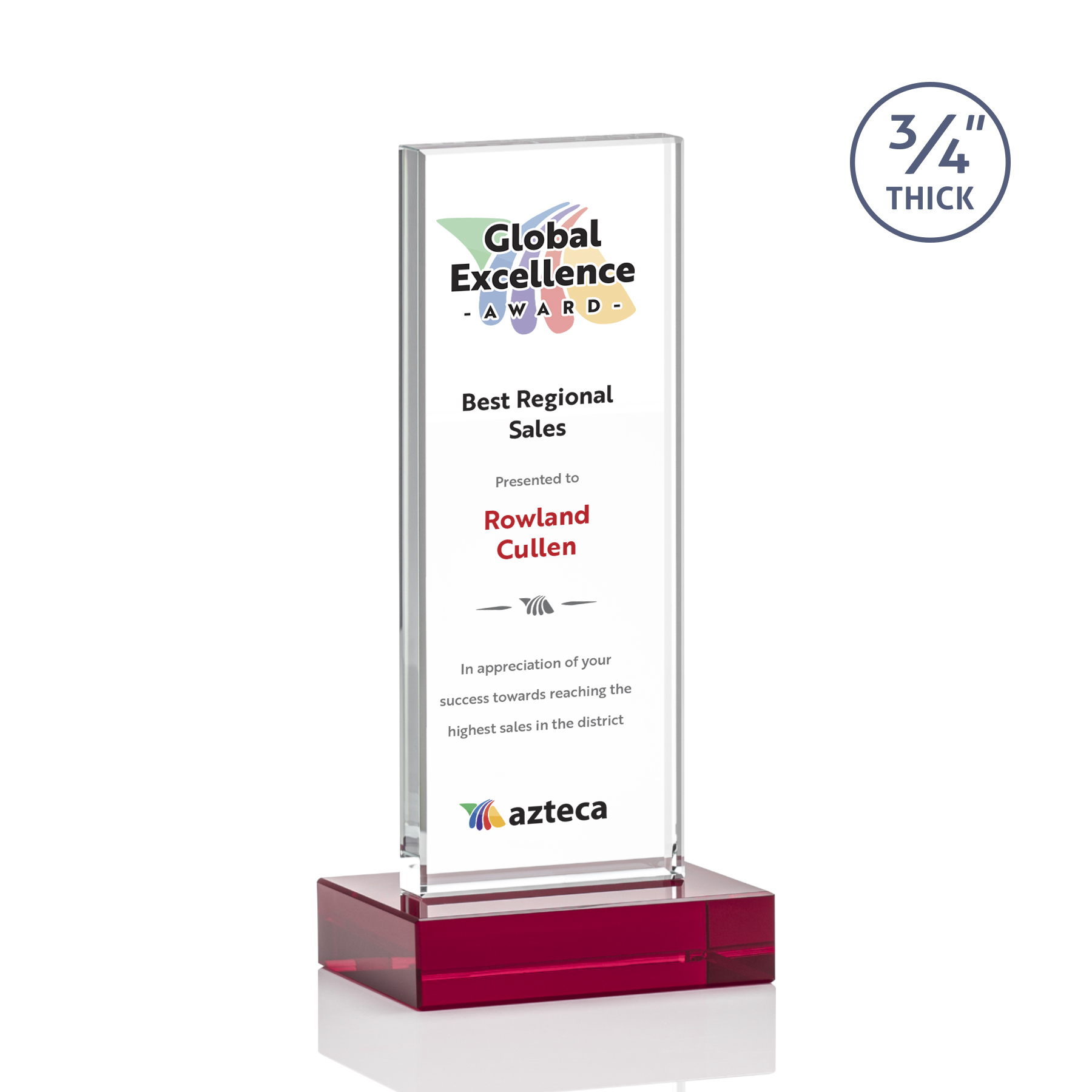 Holmes VividPrint™ Award - Red