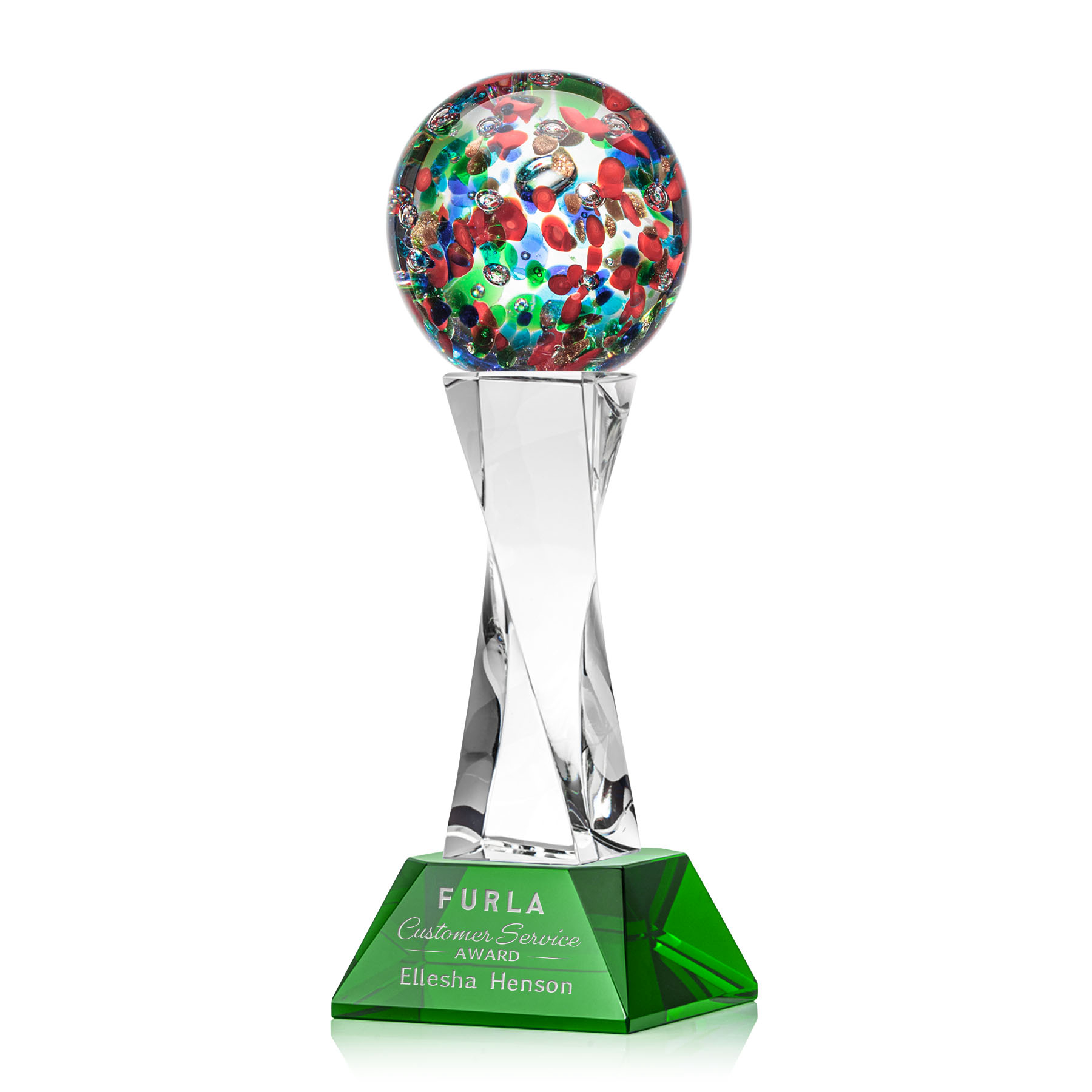 Fantasia Award on Langport Base - Green