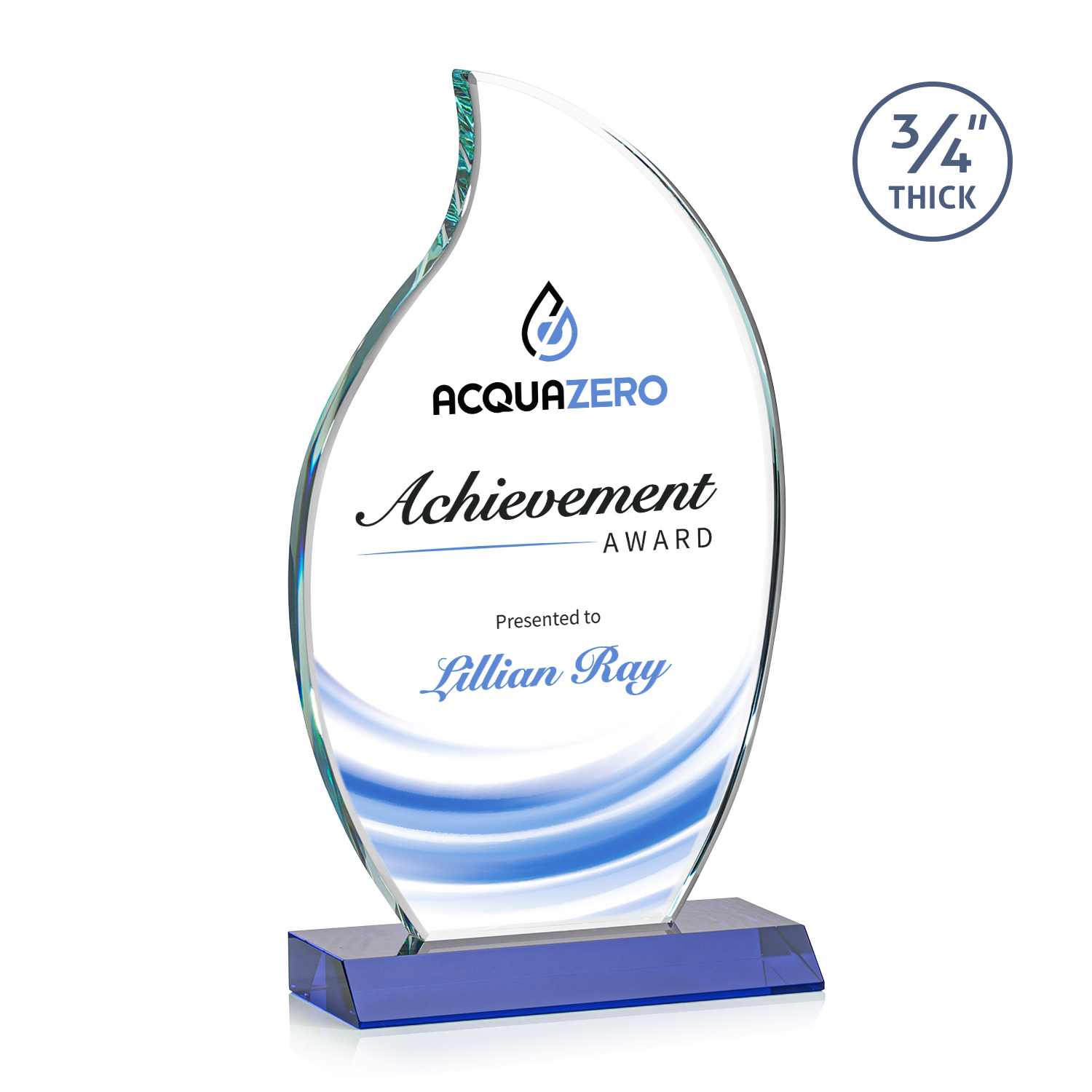 Croydon Flame VividPrint™ Award - Blue
