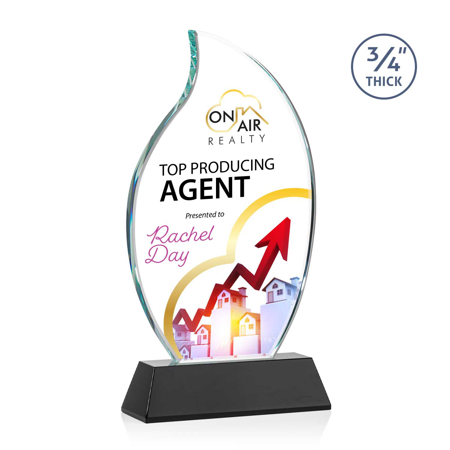 Croydon VividPrint™ Award on Newhaven Base - Black