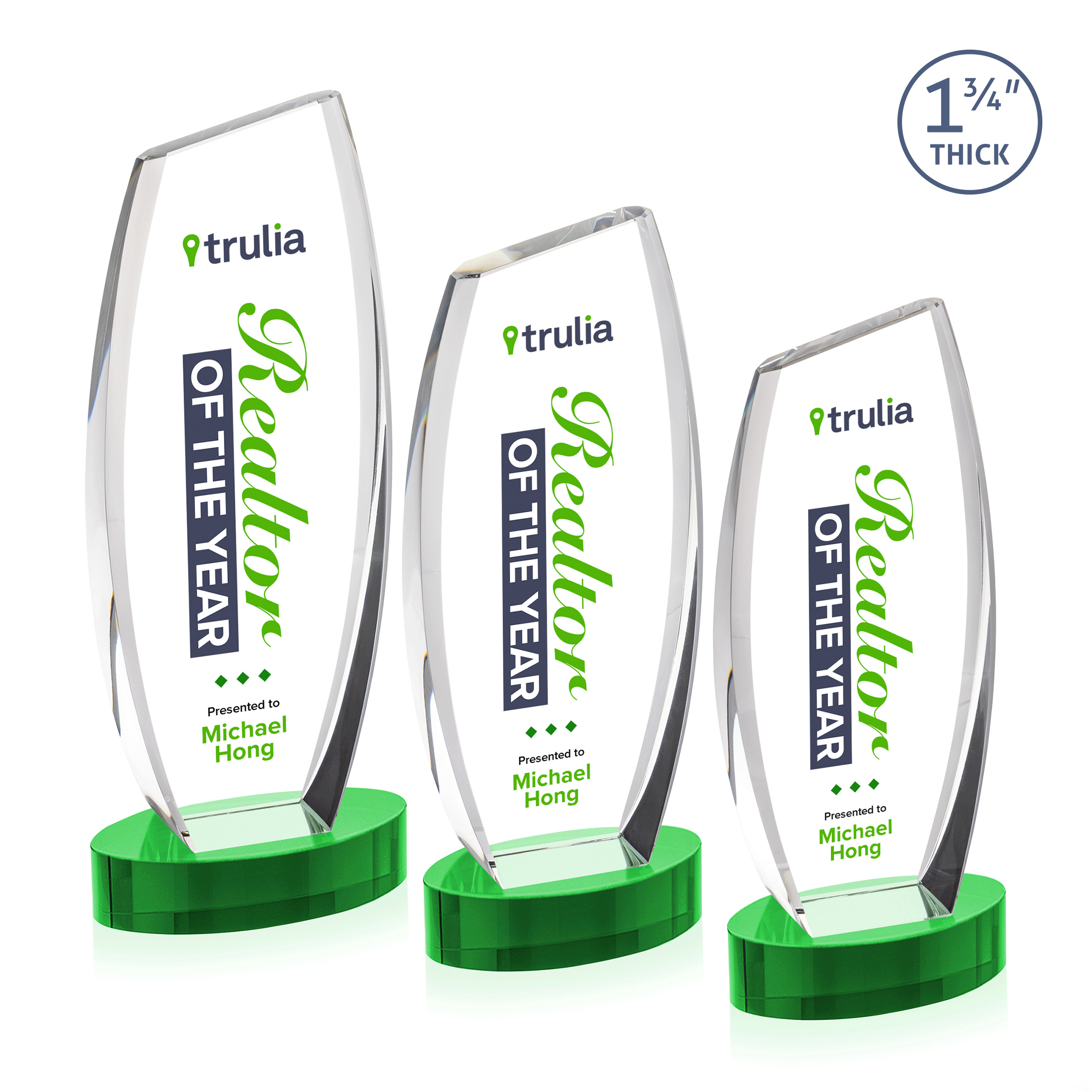Colorado VividPrint™ Award on Base - Green