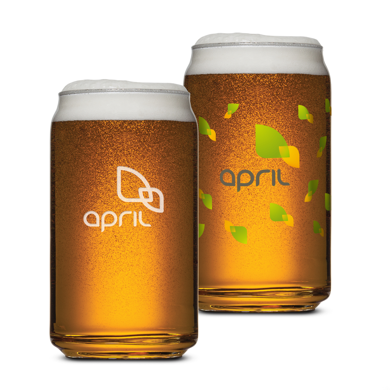 Beer Can Beer Glass - 16oz