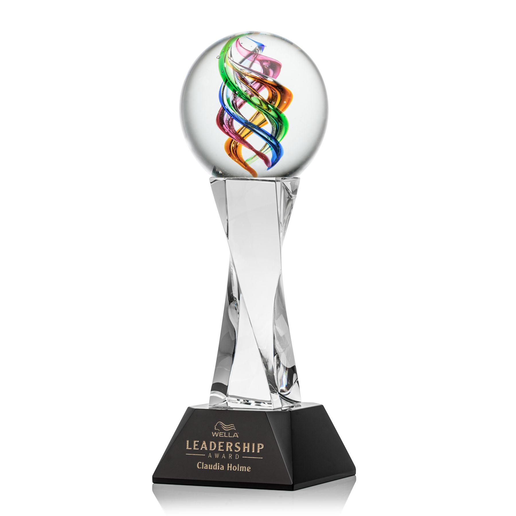 Galileo Award on Langport Base - Black