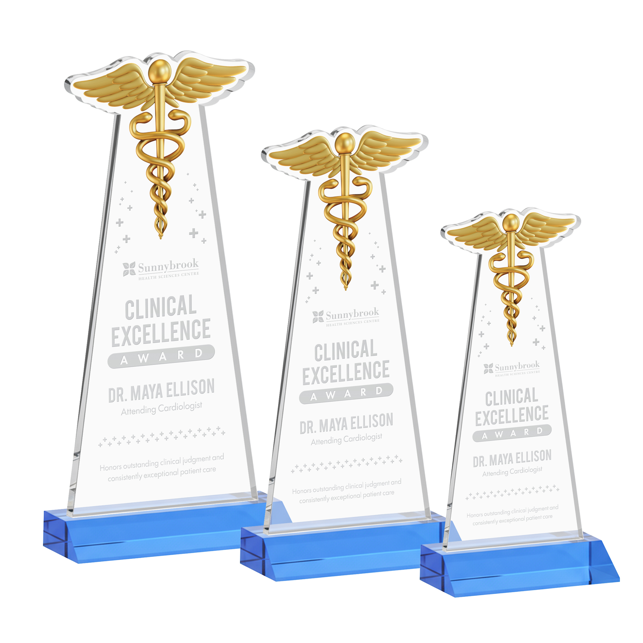 Caduceus Award - Sky Blue