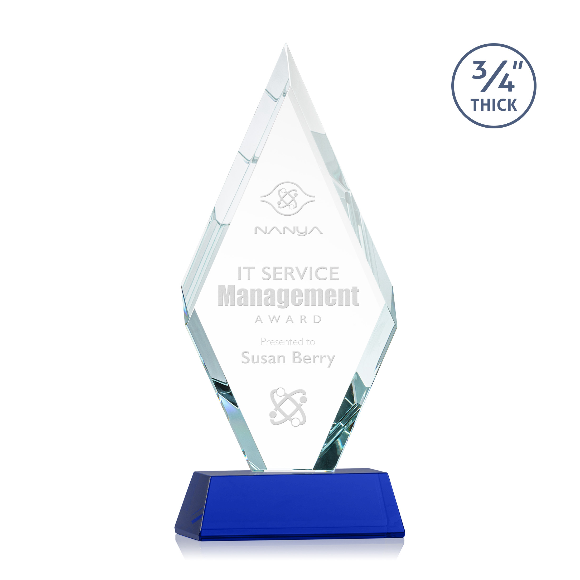 Richmond Award on Newhaven Base - Blue
