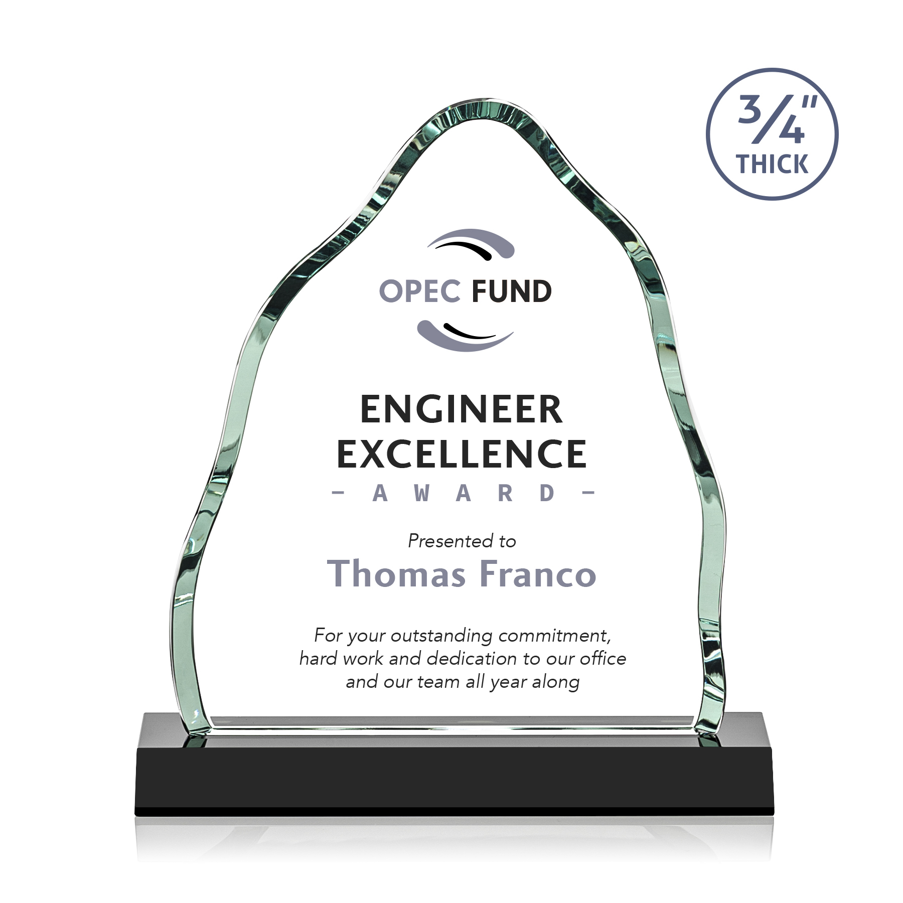 Dunwich VividPrint™ Award - Black