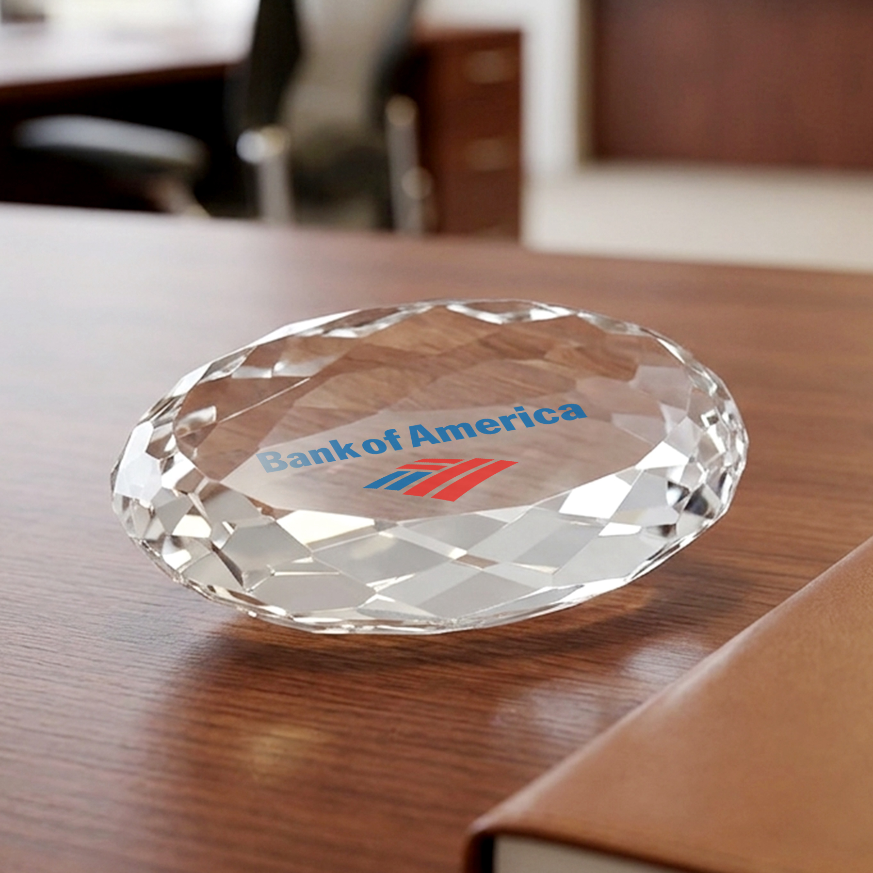 Amherst VividPrint™ Paperweight - Oval