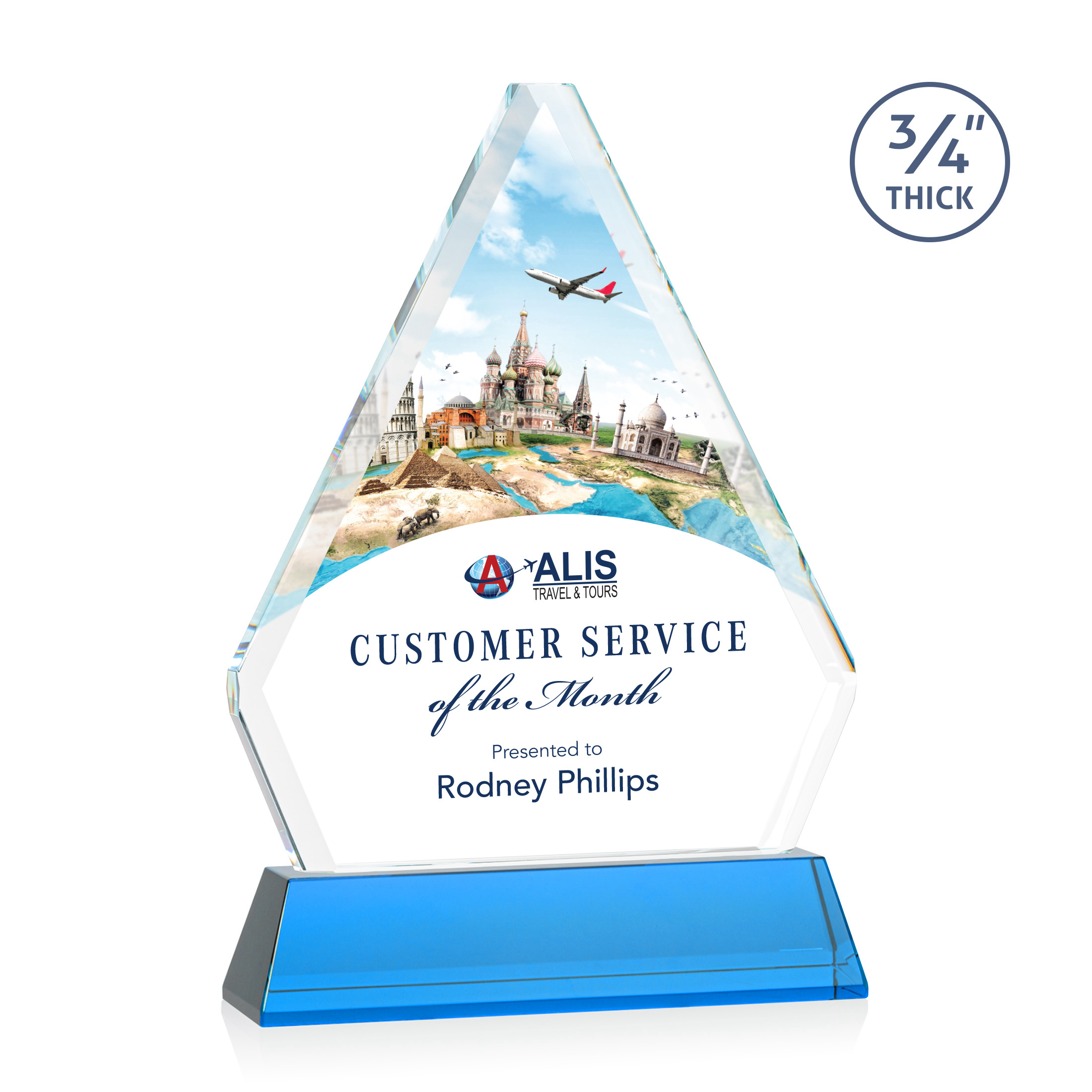 Fyreside VividPrint™ Award on Newhaven - Sky Blue