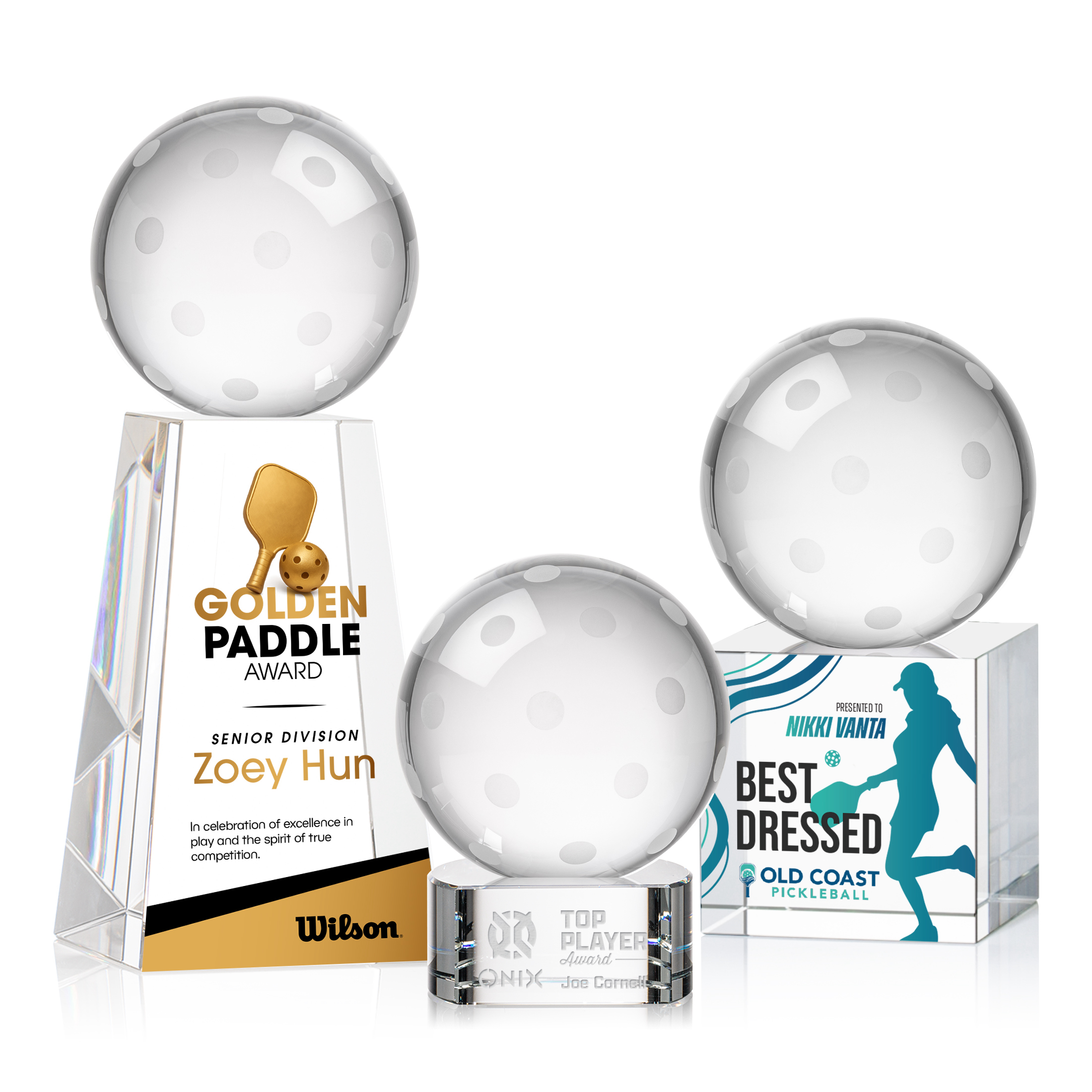 Pickleball Award on Base view 7