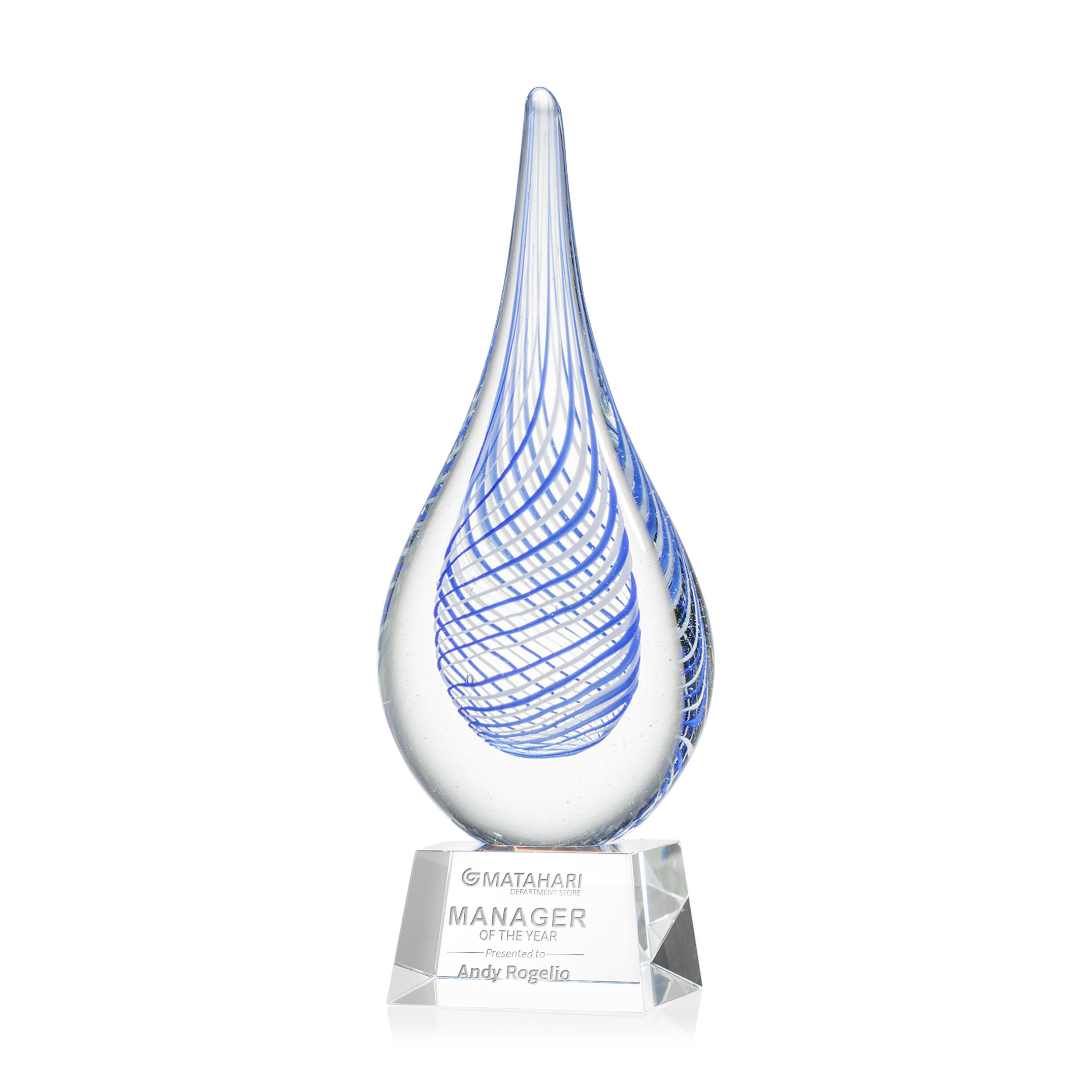 Kentwood Award on Robson Base - Clear