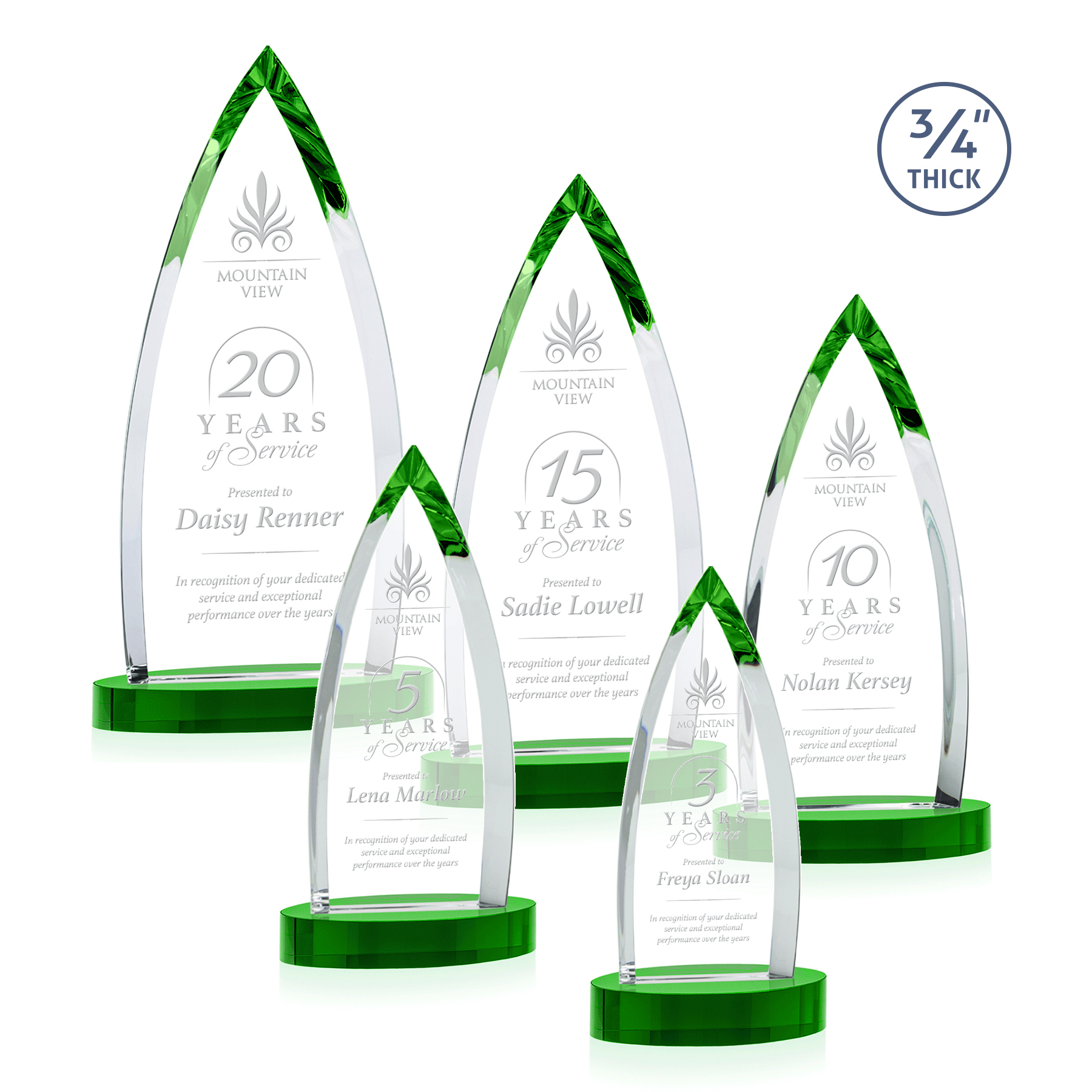 Shildon Award on Alberton Base - Green