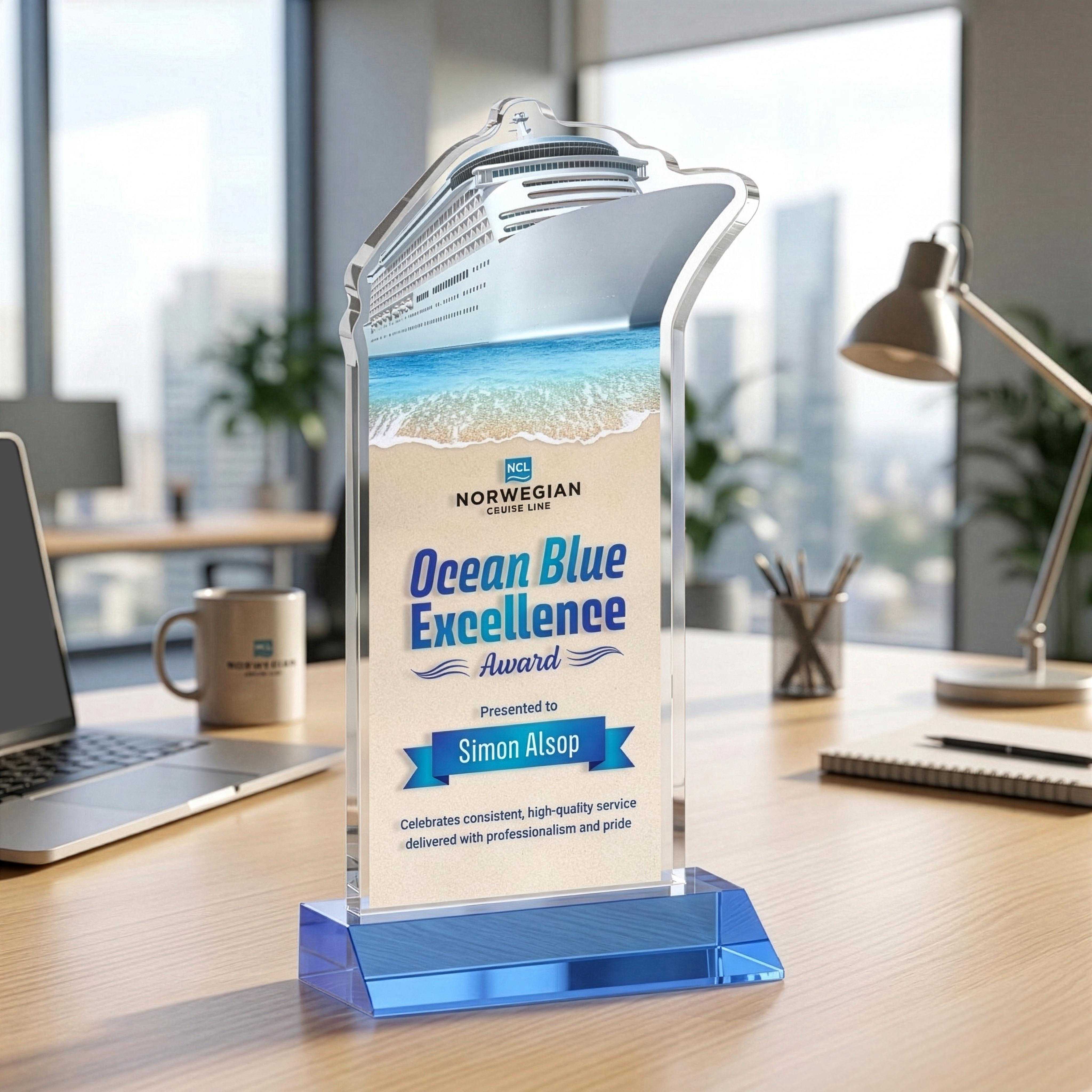 Voyager VividPrint™ Award - Sky Blue