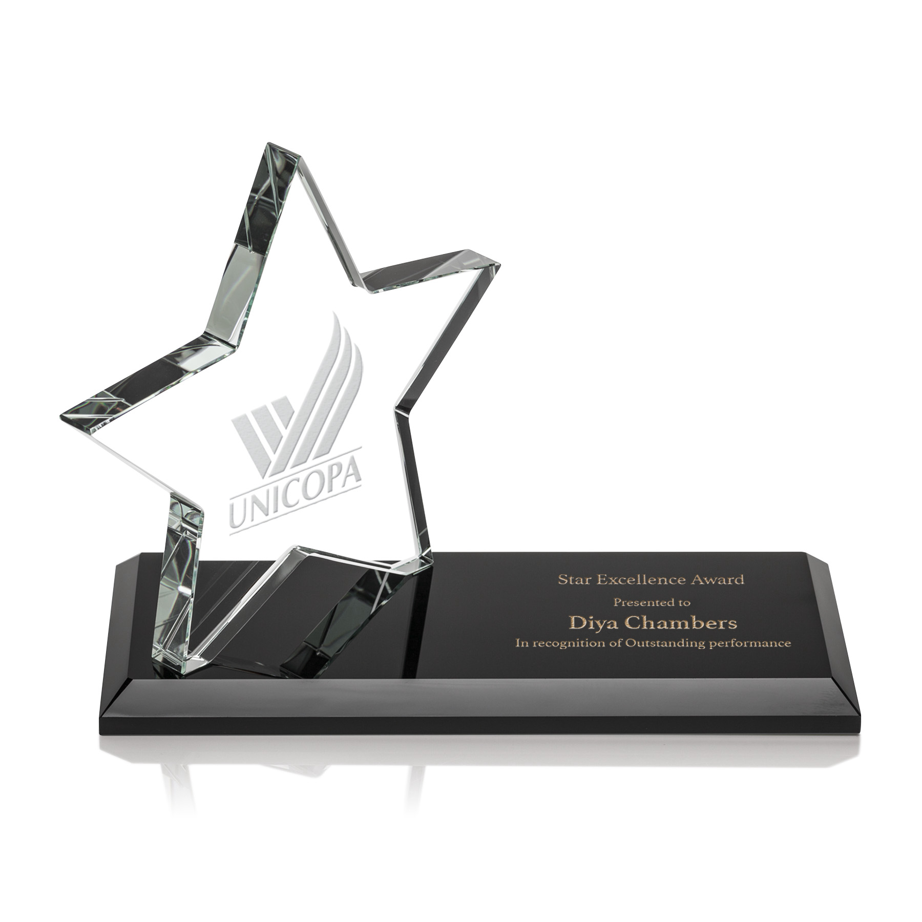 Northam Star Award - Deep Etch