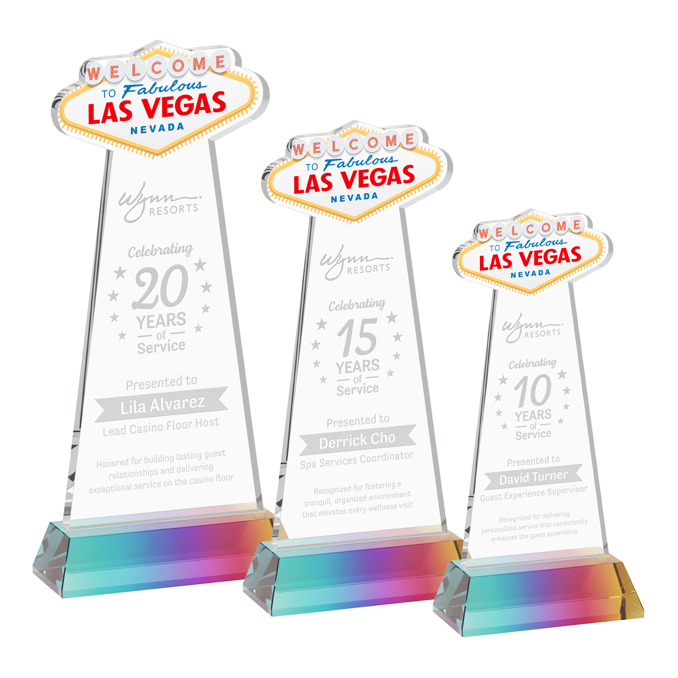 Las Vegas Award on Hartford Base - Prismatic